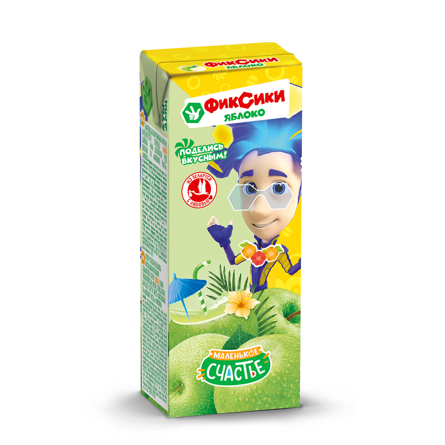 Нектар Фиксики Яблоко с 4 мес 0.2 л - фото 1