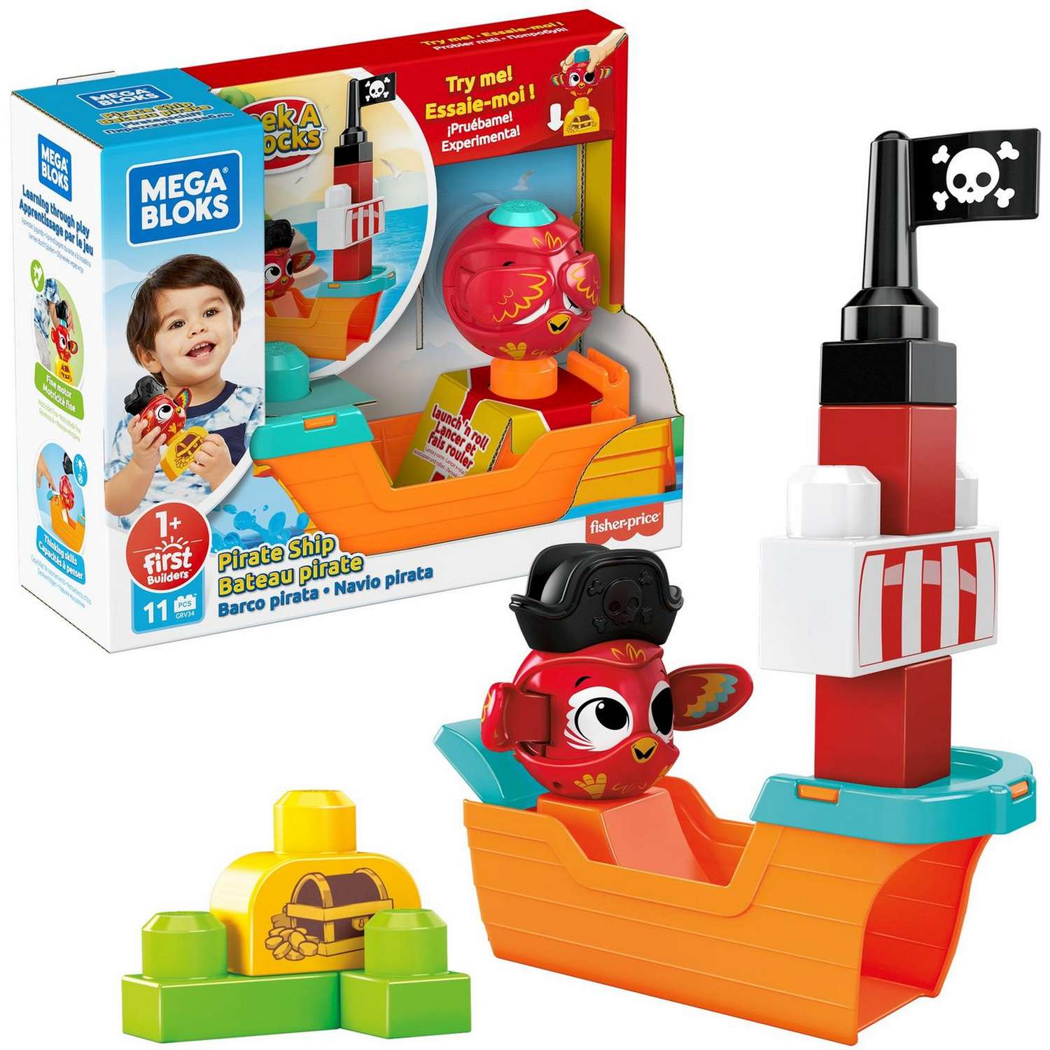 Конструктор Mega Bloks Прятки с пиратами 11 дет. - фото 5