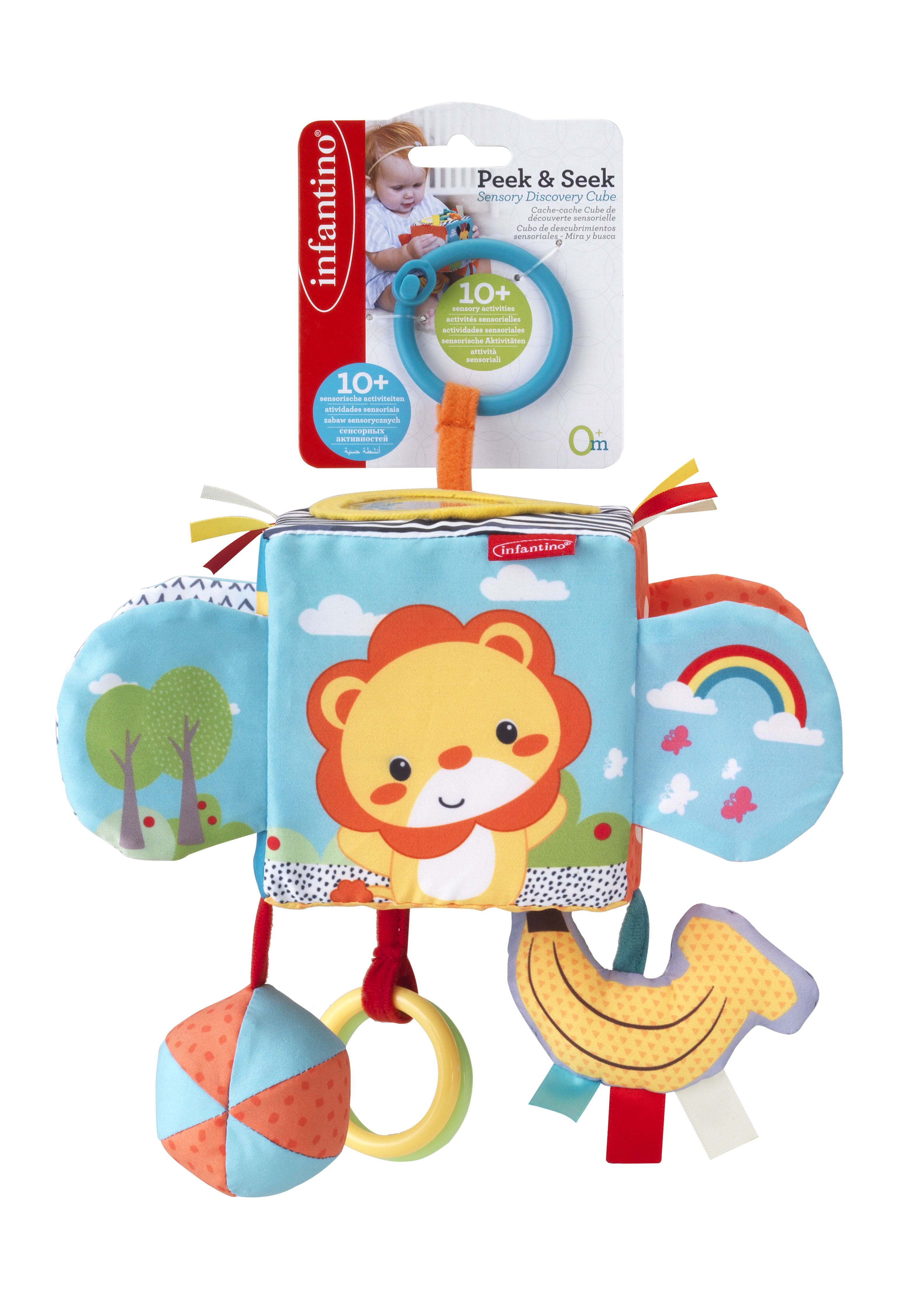 Игрушка INFANTINO бизиборд Куб - фото 9