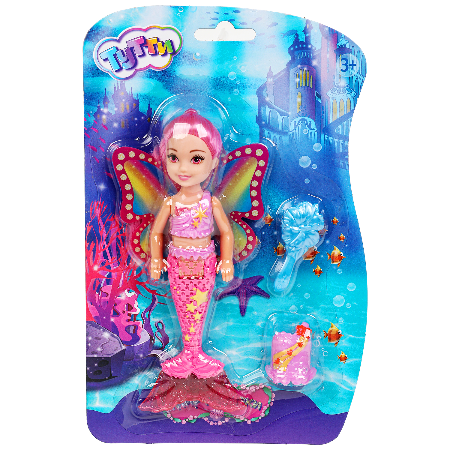 Кукла модельная Карапуз Тутти Русалка 378880 - фото 2