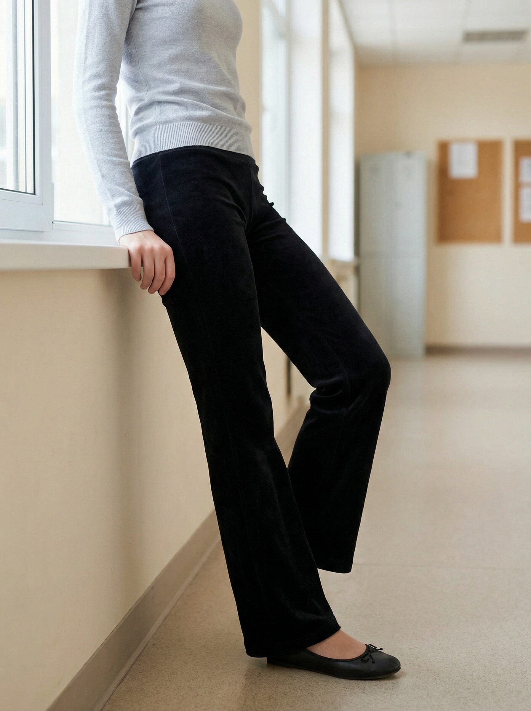 Брюки Шустрая пчелка 20207Черный - фото 2