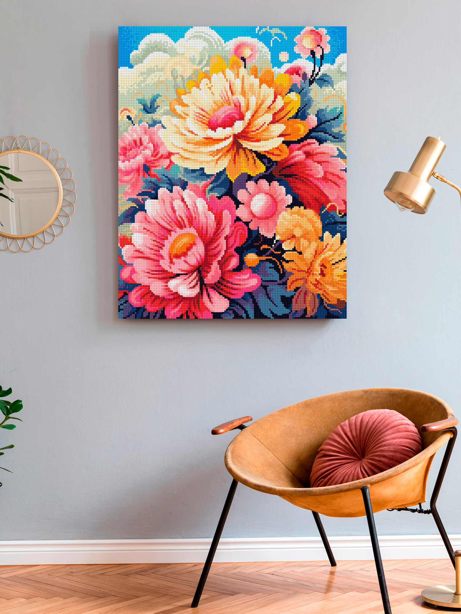 Алмазная мозаика Art on Canvas Цветочный бум в ассортименте - фото 3