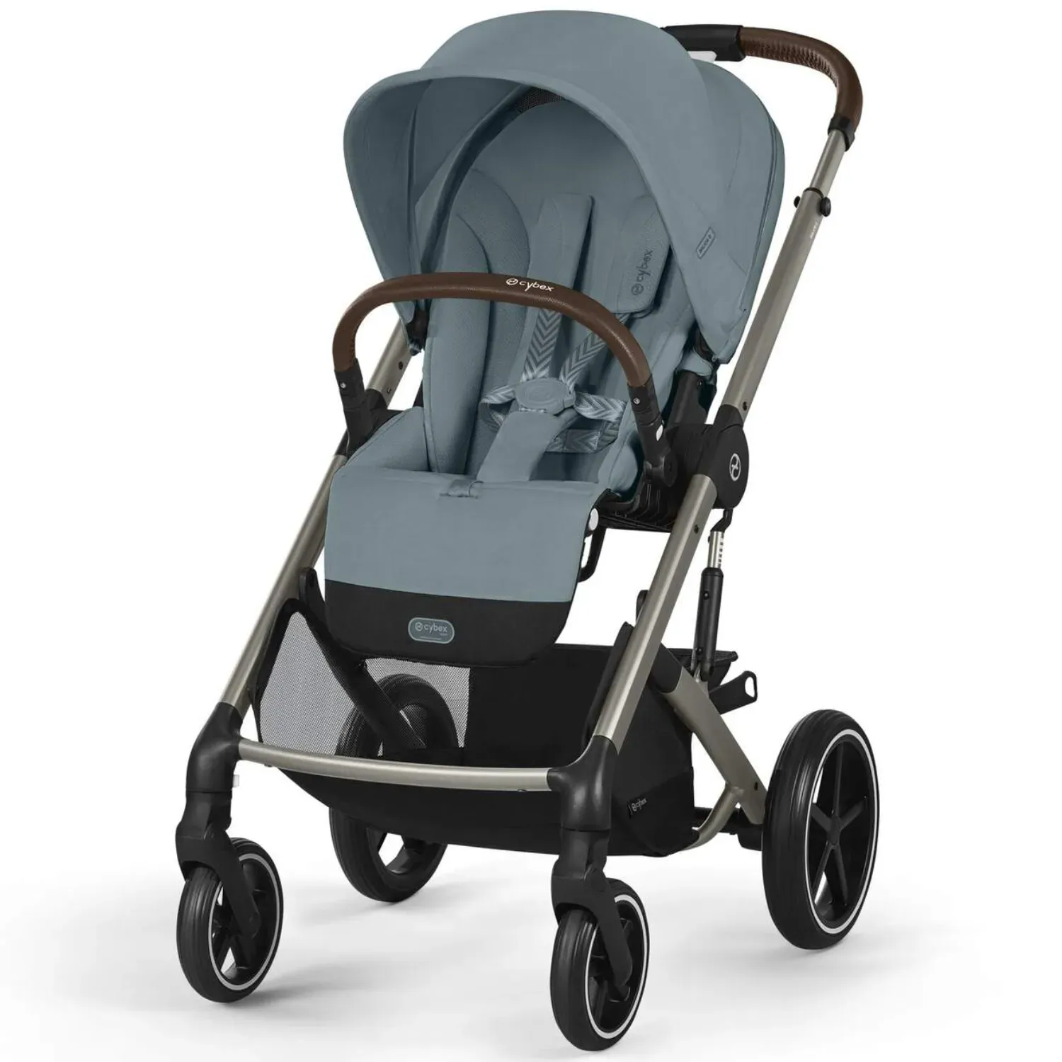 Коляска 2в1 Cybex Balios S Lux TPE голубой - фото 7