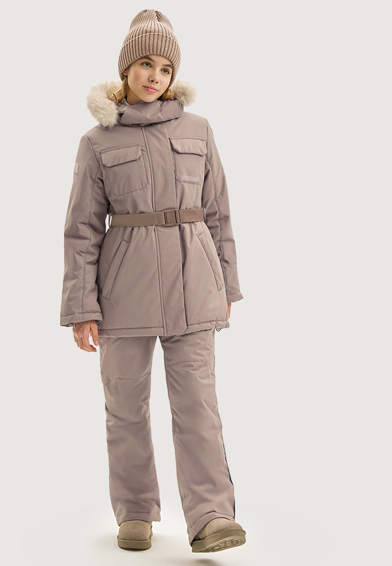 Куртка и полукомбинезон NIKASTYLE 7з7225 какао - фото 1