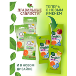 Пастила без сахара натуральная Правильные сладости Фрутилки со вкусом груши персика яблок 30 шт по 15 г