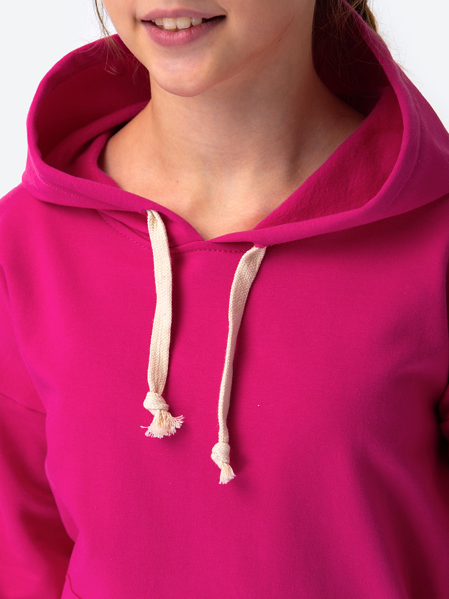 Худи HappyFox HF00158фуксия - фото 3
