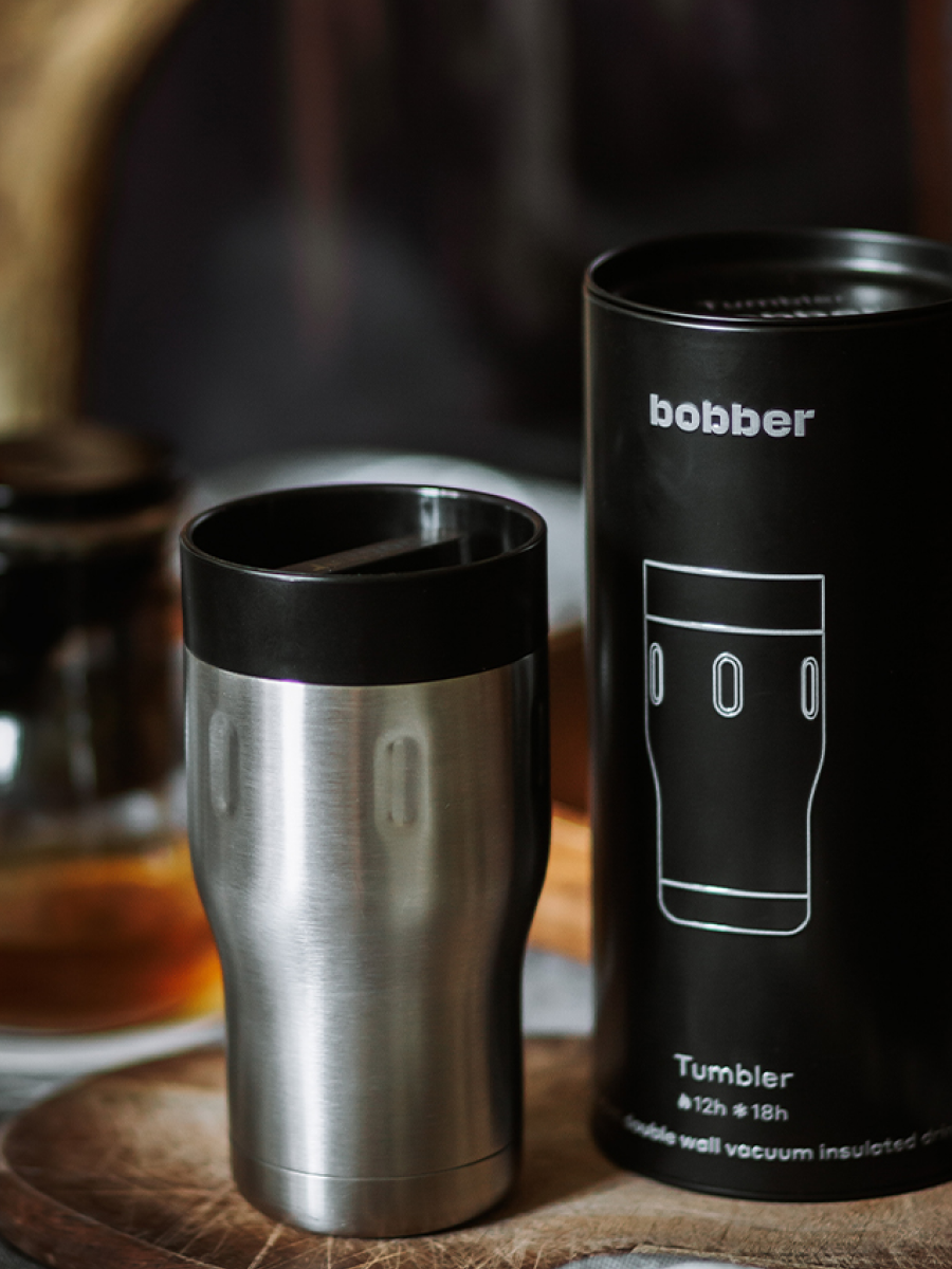 Термокружка 350 мл для напитков Tumbler Bobber матовый - фото 6