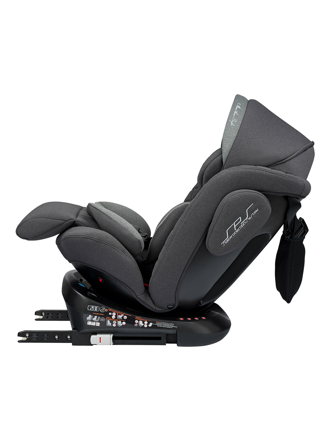 Автокресло Indigo SMART+ серый Isofix 0+/1/2/3 (0-36 кг) - фото 6