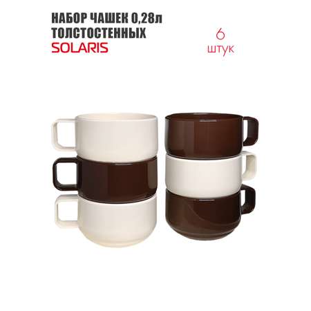 Набор посуды Solaris 6 чашек 0,28л