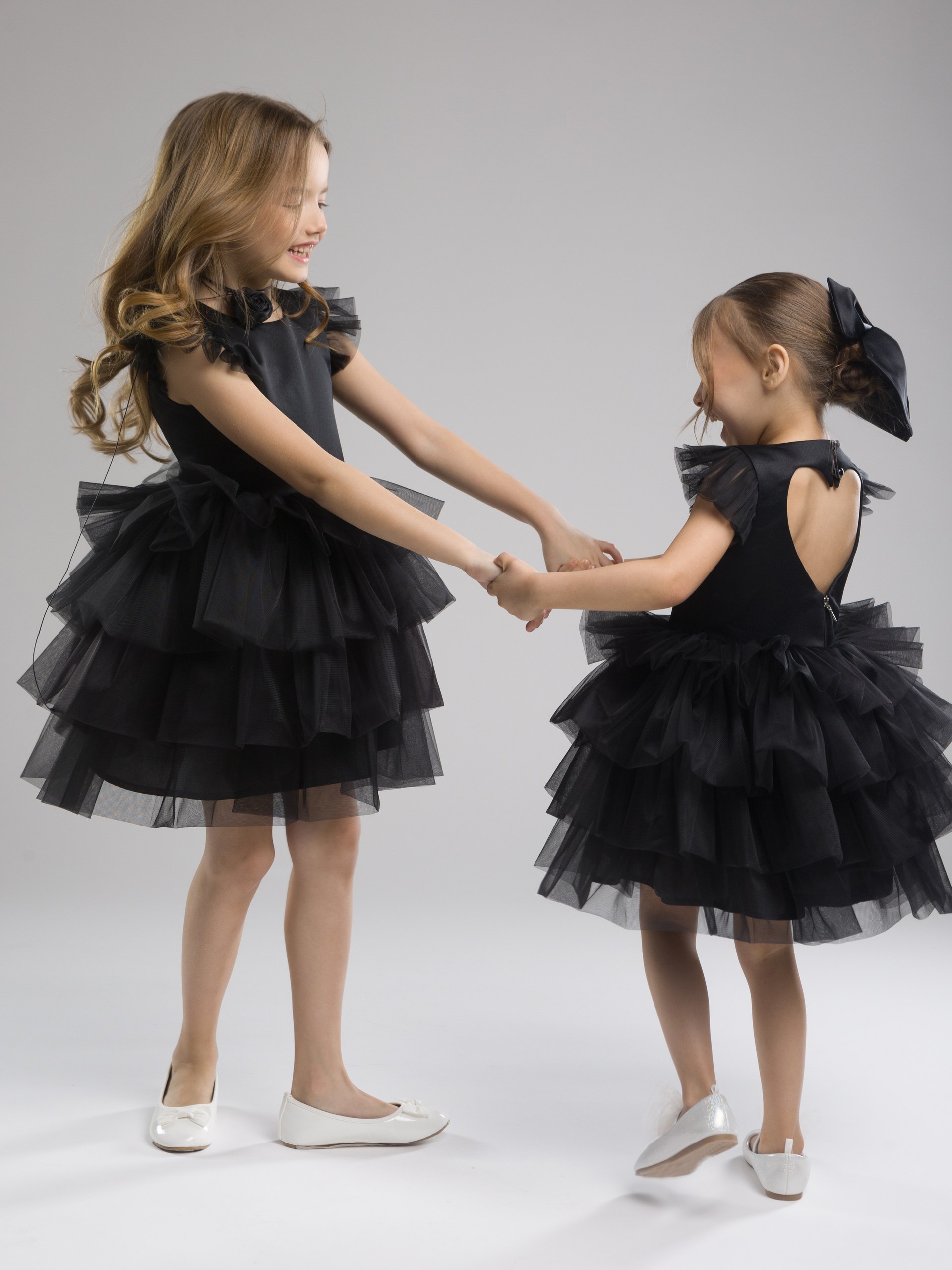 Платье LELUkids 1231.24_зефирка_черный - фото 15