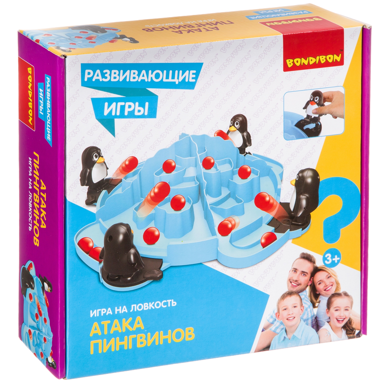 Настольная игра Bondibon на ловкость Атака Пингвинов - фото 3