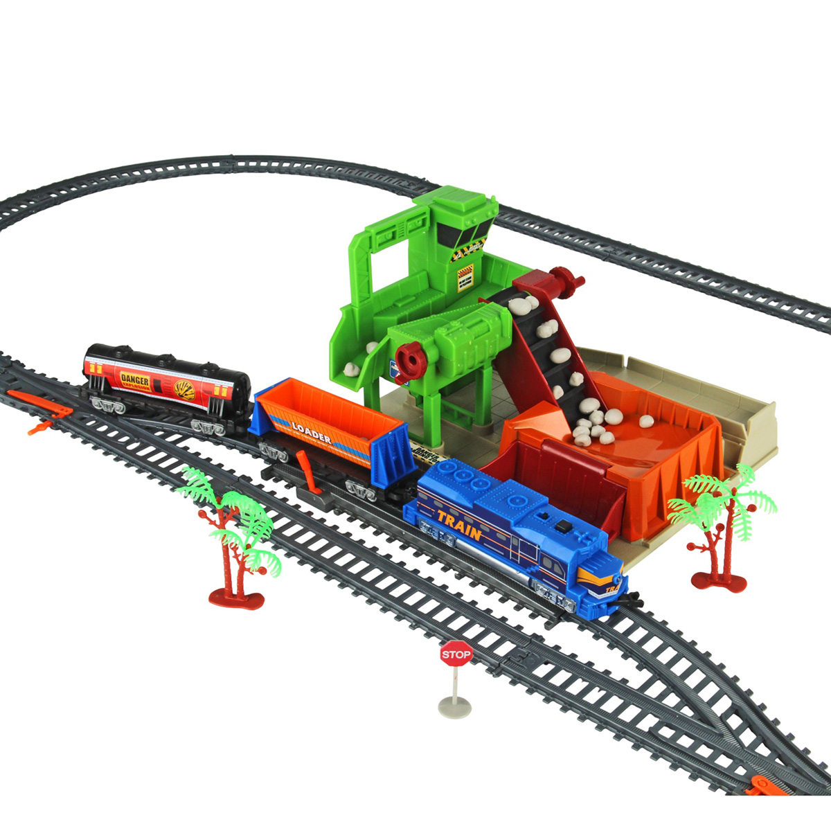 Развивающая железная дорога Veld Co 104.5 см 136349 - фото 7