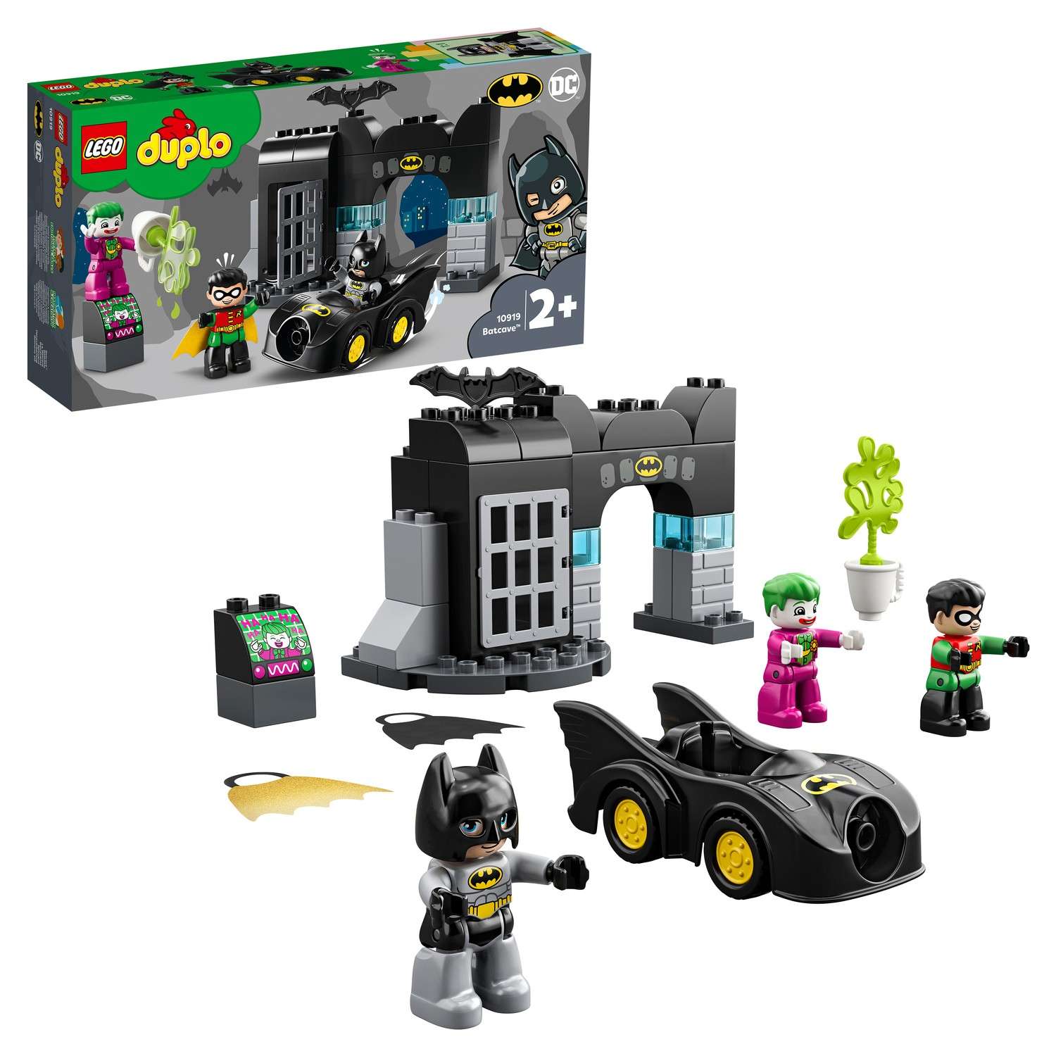 Конструктор LEGO DUPLO Бэтпещера блочный - фото 1