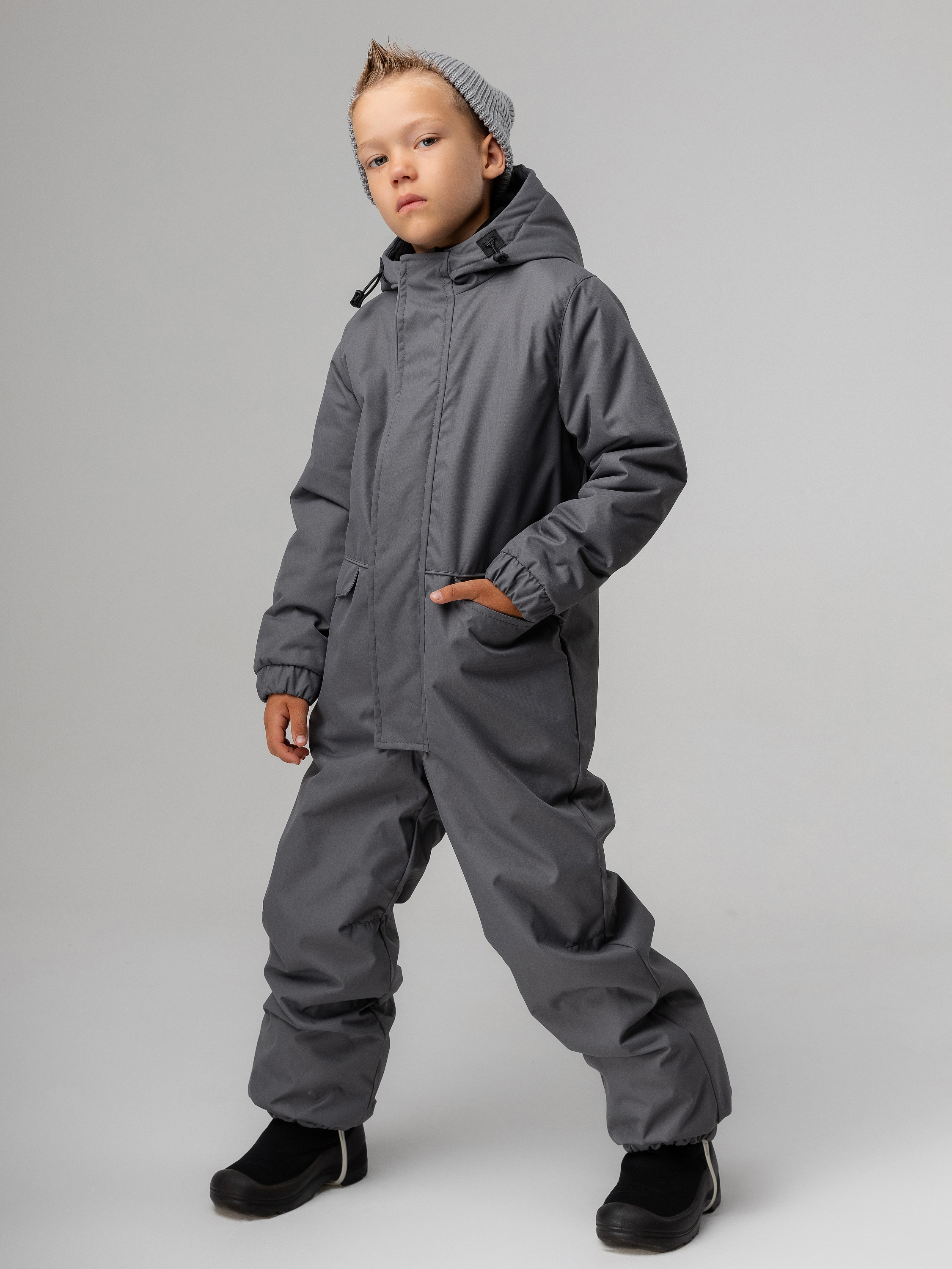 Комбинезон Bodo 35-8МU_серый - фото 4