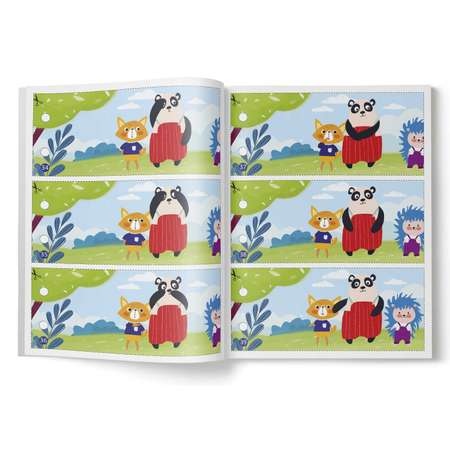 Книжка-раскраска Феникс + Однажды в лесу