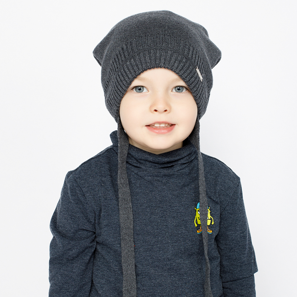 Шапка Bai FAMILY LMK-001темно-серый - фото 1