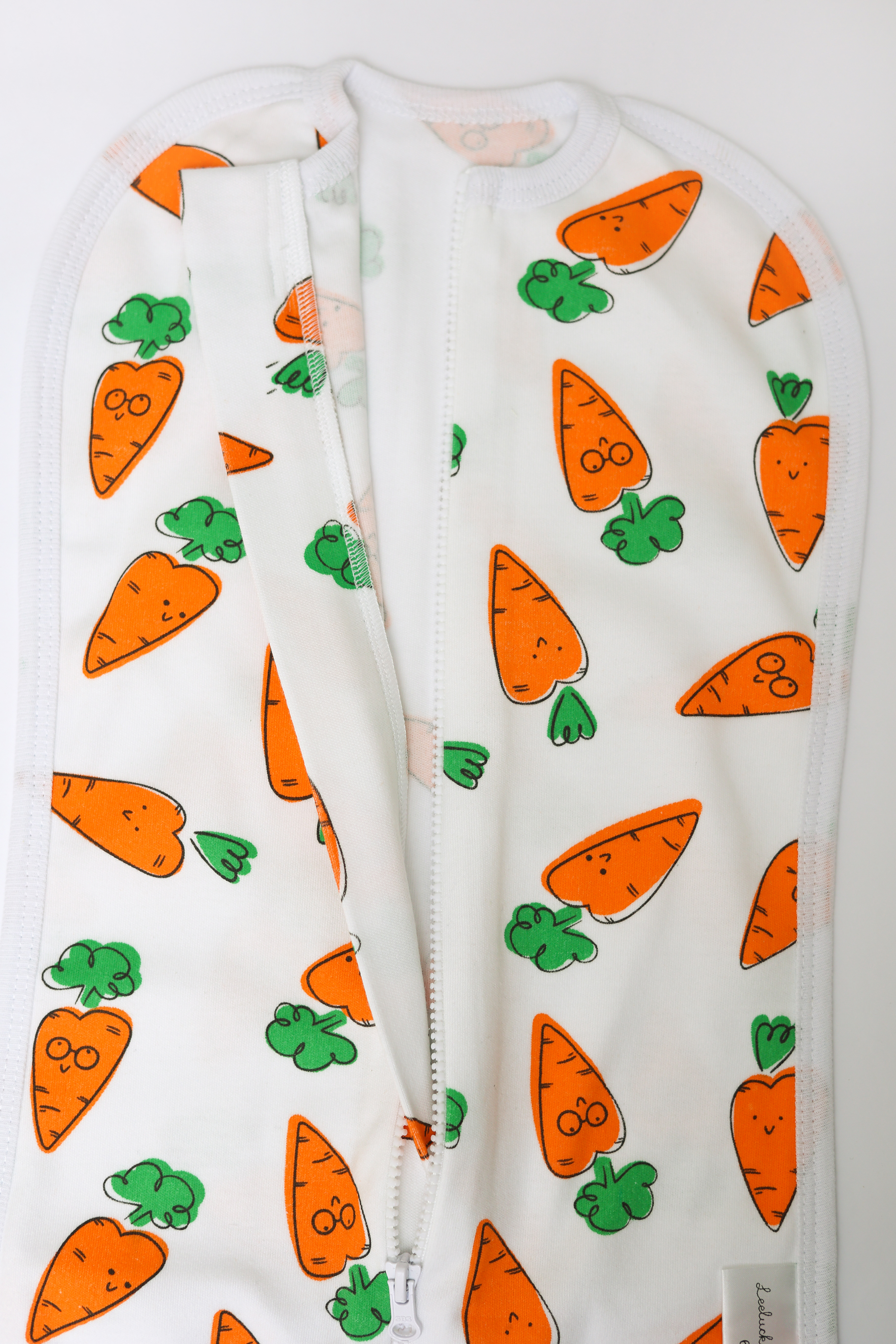 Конверт пеленальный (кокон) LeeLuckBaby оранжевый - фото 3