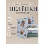 Пелёнка LISa baby store ситец, фланель, трикотаж 90х110 см 6 шт.