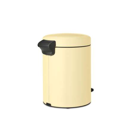 Бак мусорный Brabantia NewIcon с педалью ванильно-желтый 5л 233784