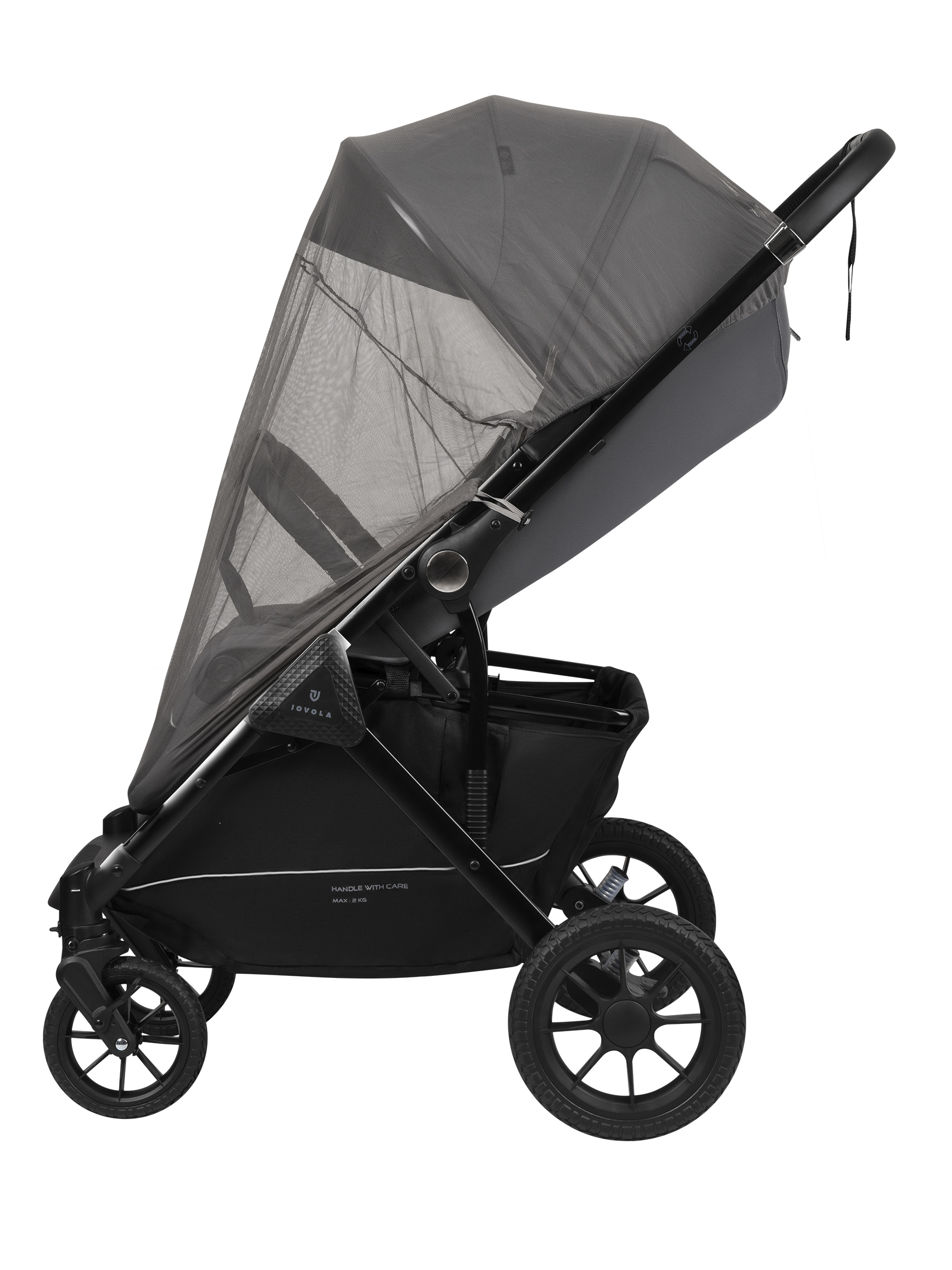 Коляска прогулочная JOVOLA Magma Plus темно-серый - фото 24