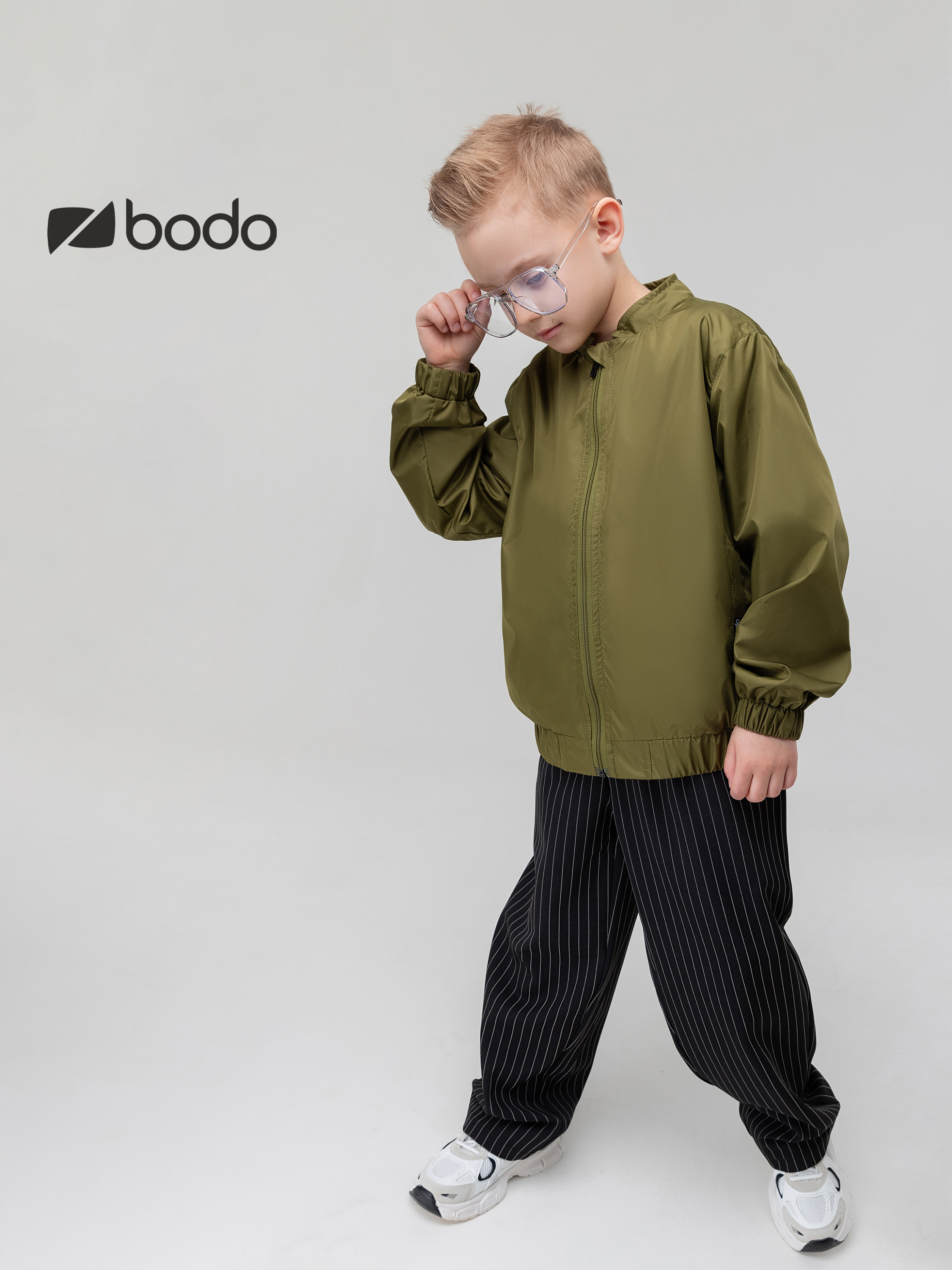 Ветровка Bodo 32-45U_хаки - фото 5