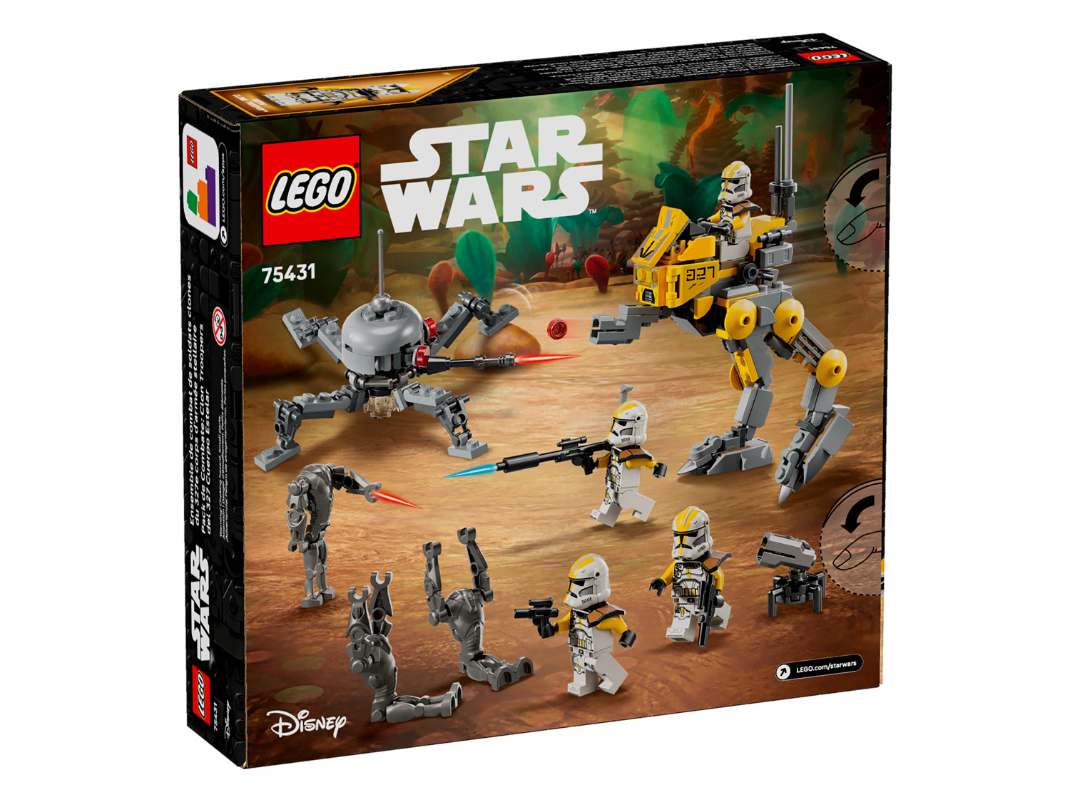 Конструктор LEGO Star Wars Боевой набор клонов 258 дет. - фото 7