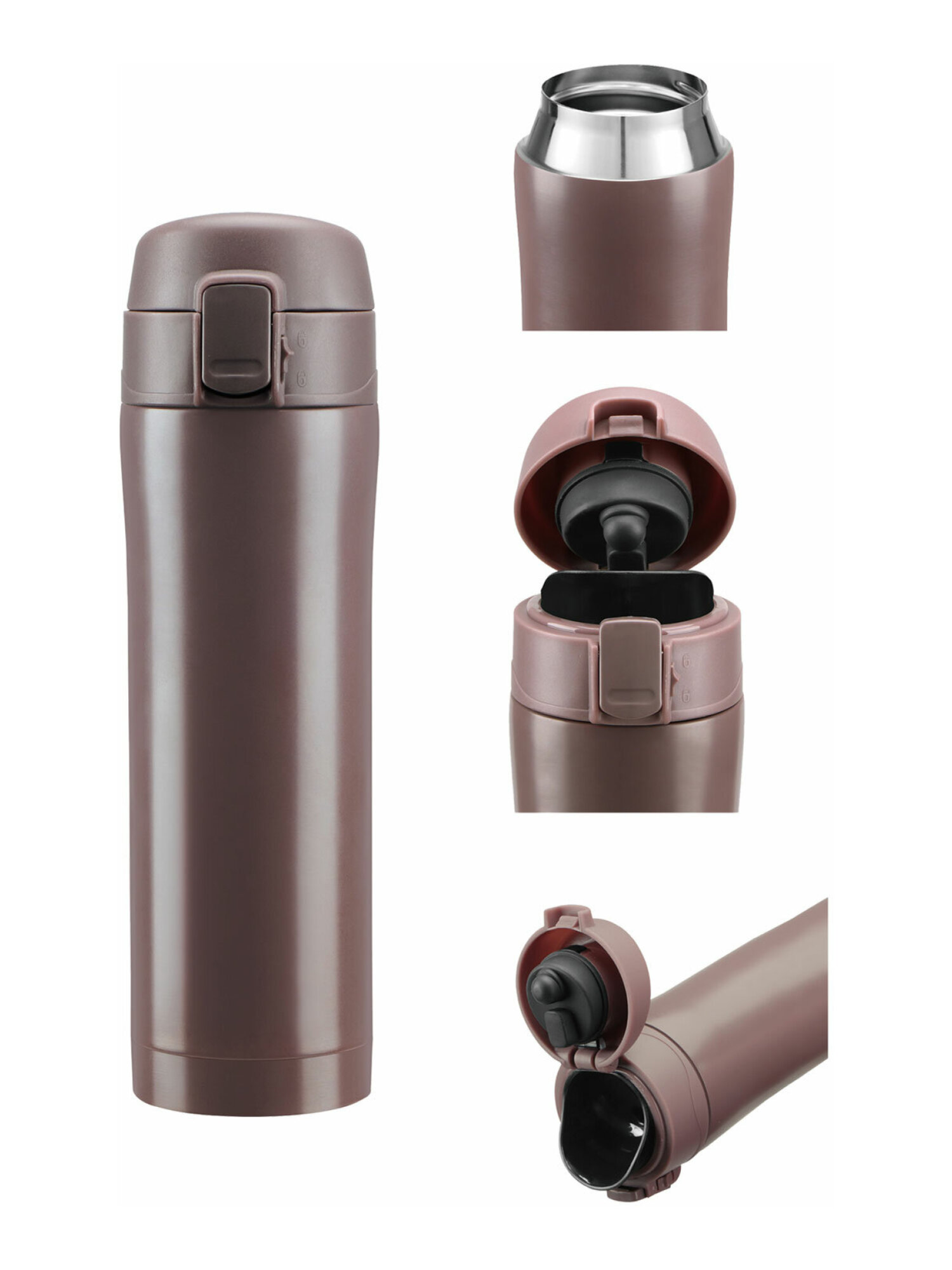 Термокружка Лайма с двойной стенкой из нержавеющей стали - фото 7