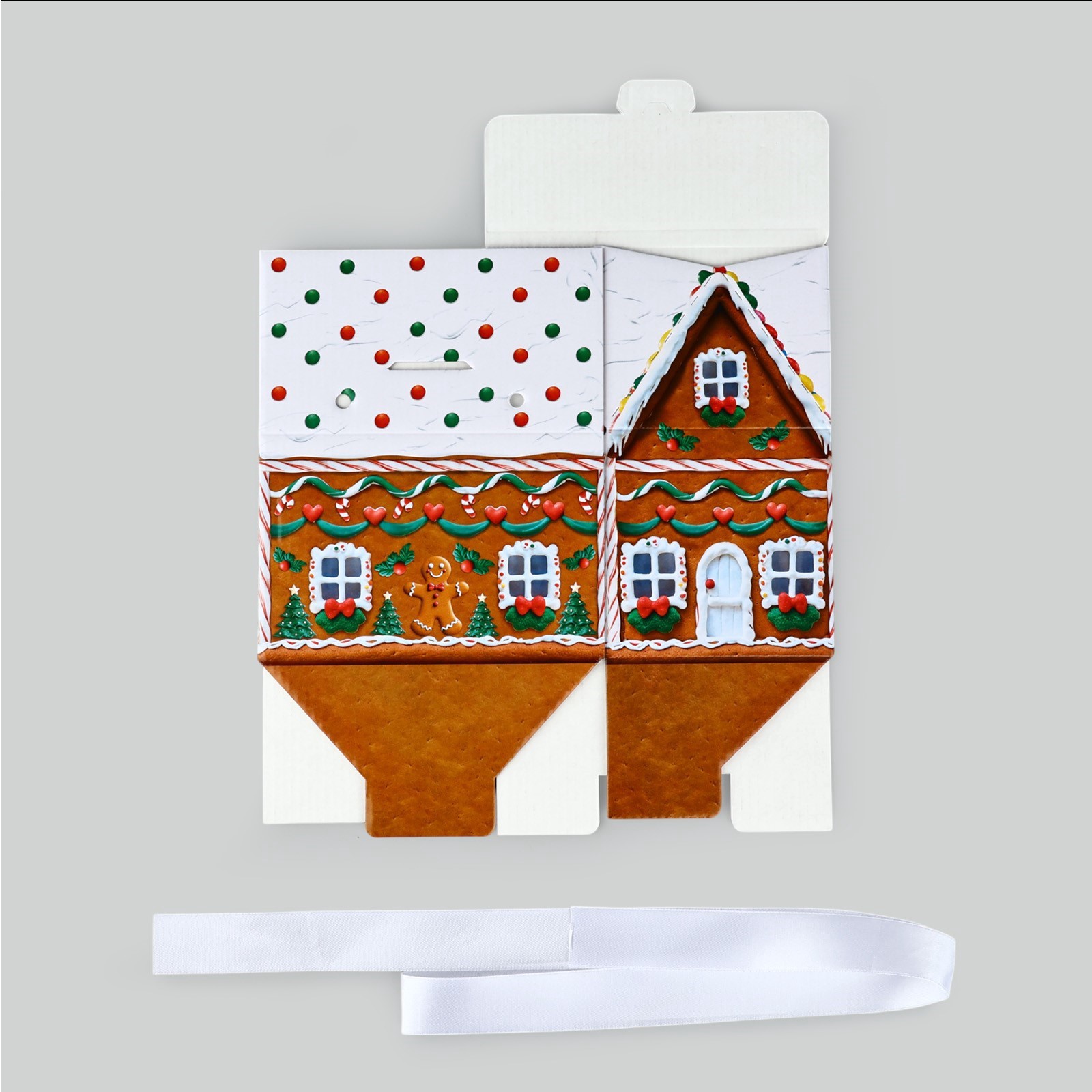 Коробка складная Дарите Счастье "Пряничный домик ", 15 х 18 х 10 см - фото 9