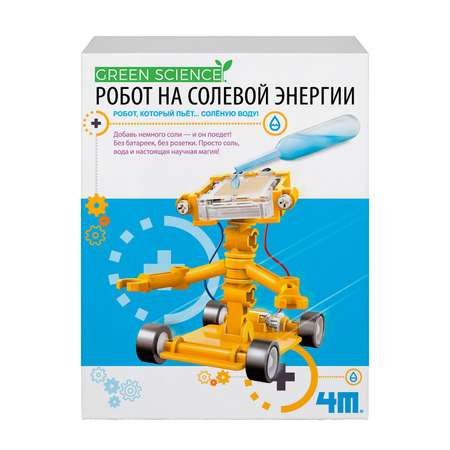 Познавательный набор 4M Солевой электроробот