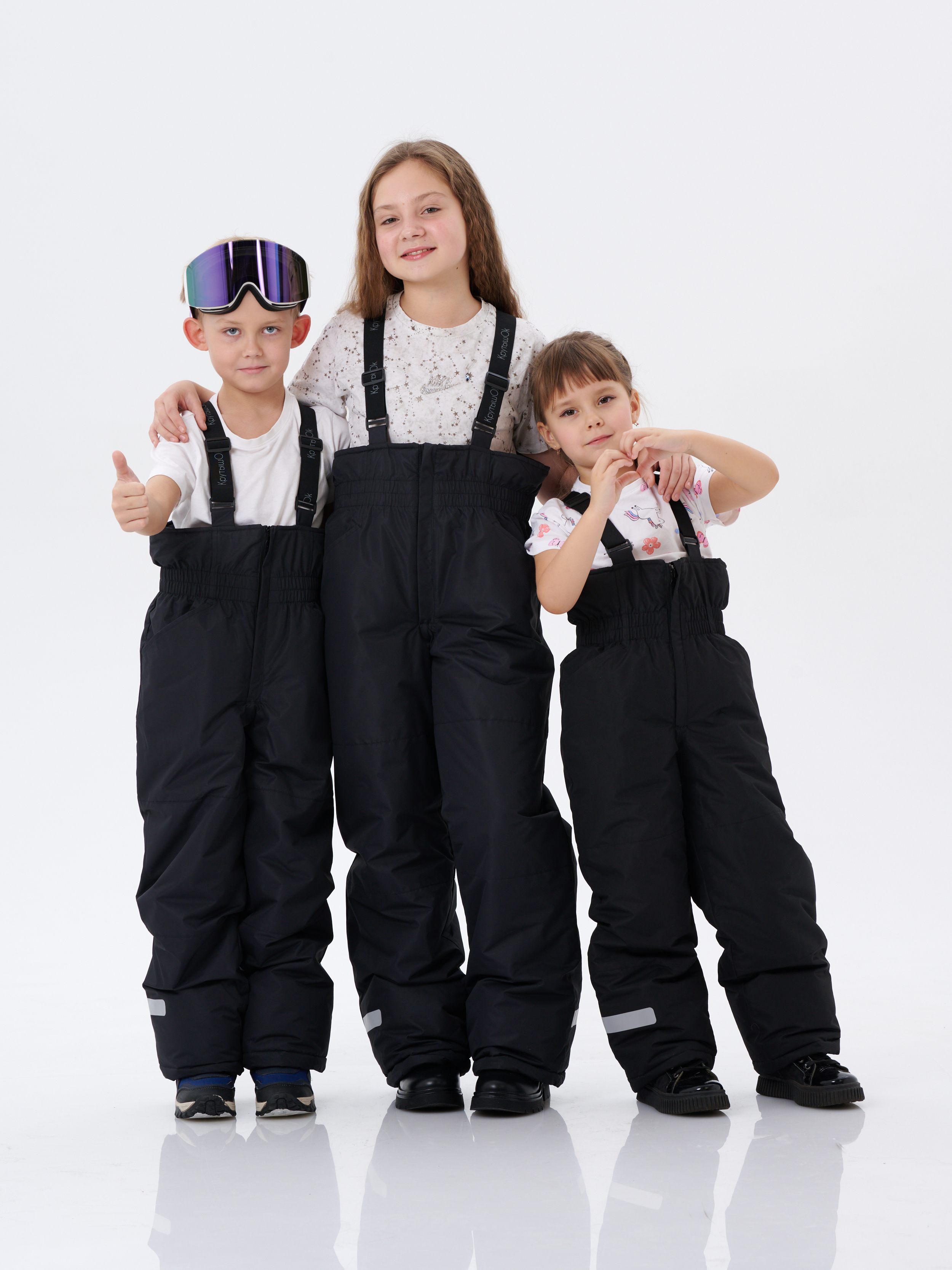 Брюки утепленные КрутышОк Т-067 черные - фото 27