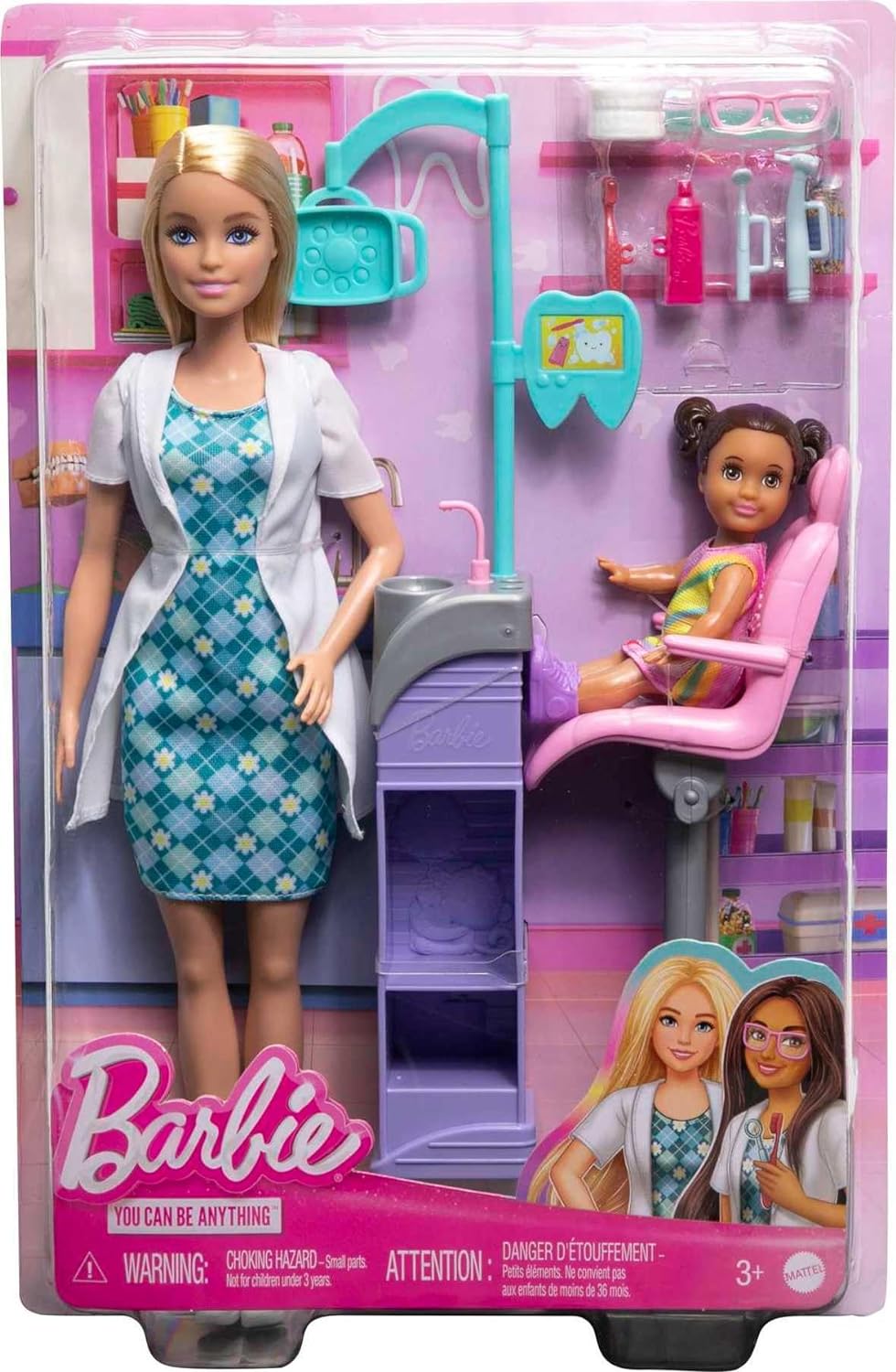 Кукла модельная Barbie Кем быть? Дантист HKT69 - фото 6