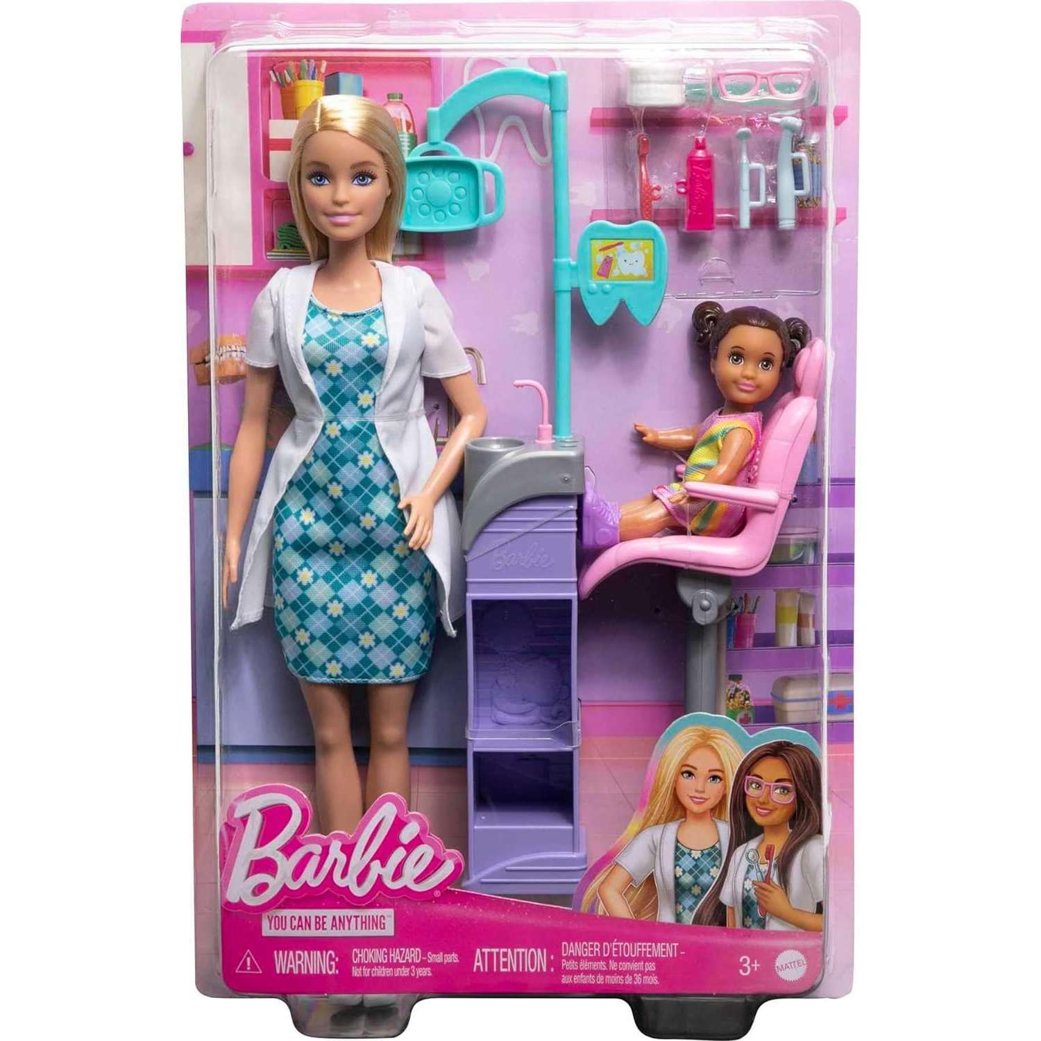 Кукла модельная Barbie Кем быть? Дантист HKT69 - фото 6
