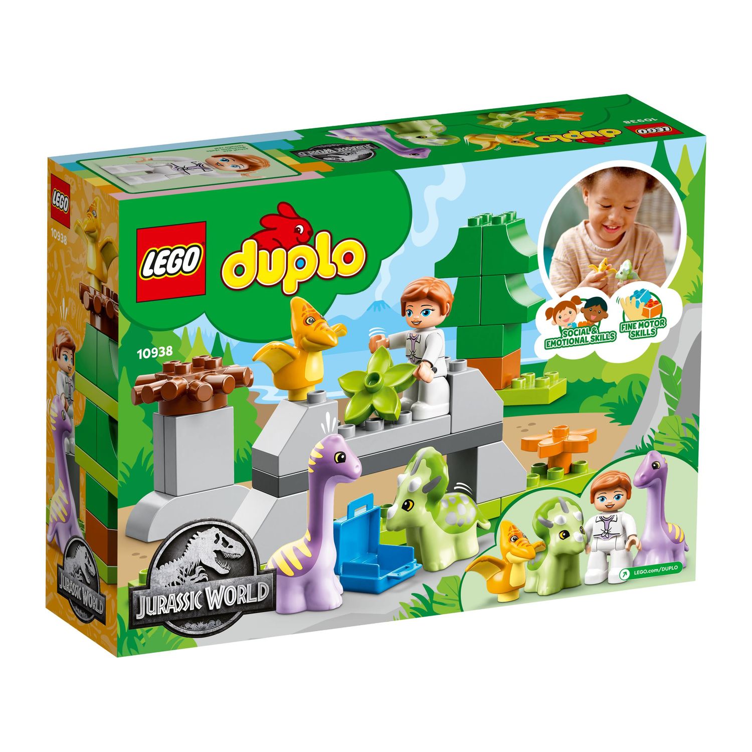 Конструктор LEGO DUPLO Питомник для динозавров блочный - фото 6