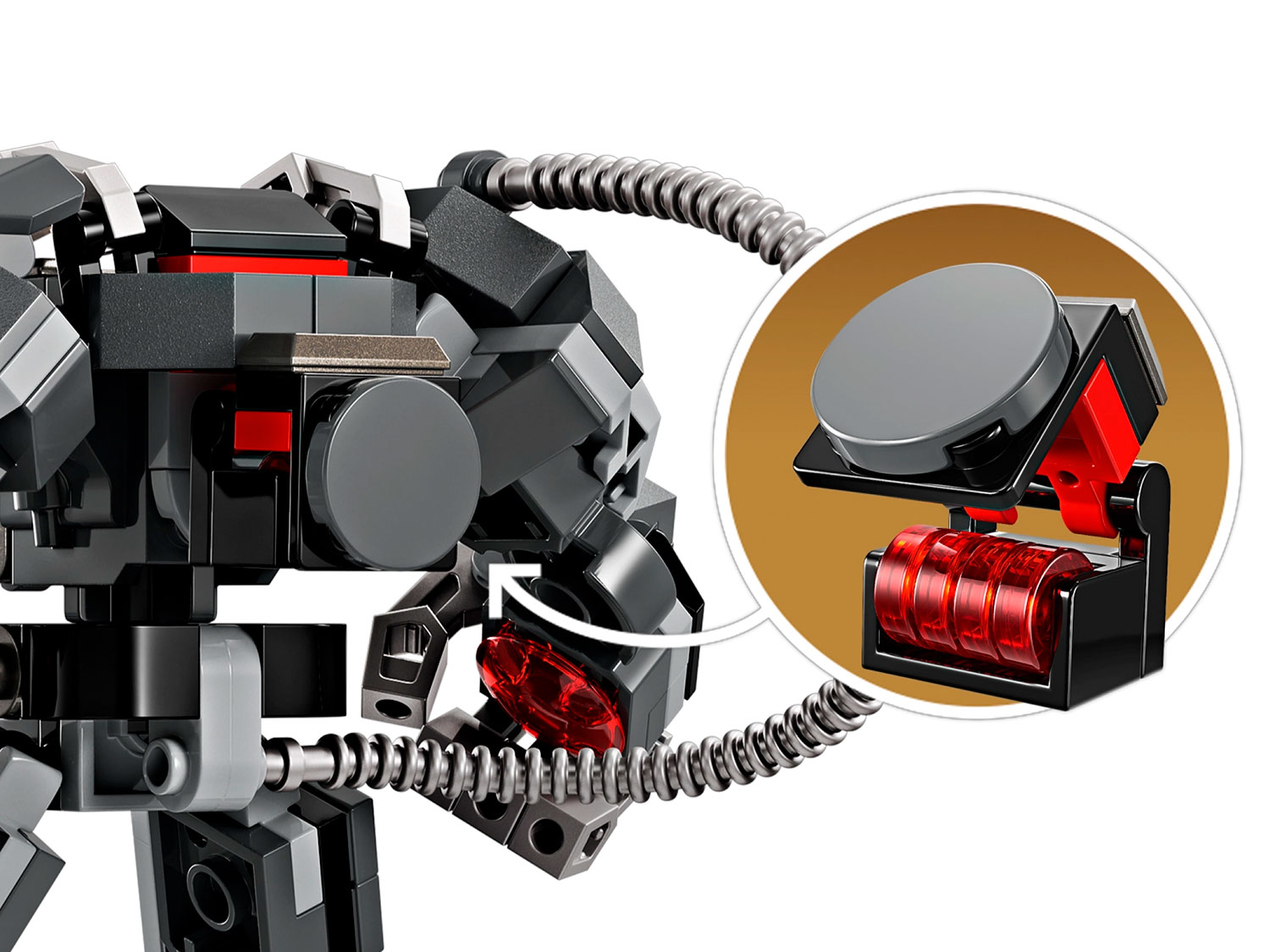 Конструктор LEGO Marvel Super Heroes Механическая броня Воителя 154 дет. - фото 6