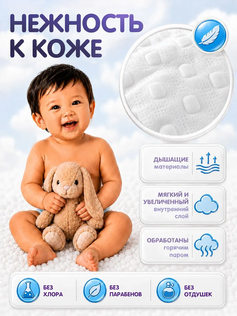 Трусики Kiddo Elite Soft L (9-14 кг) 56 шт. - фото 7
