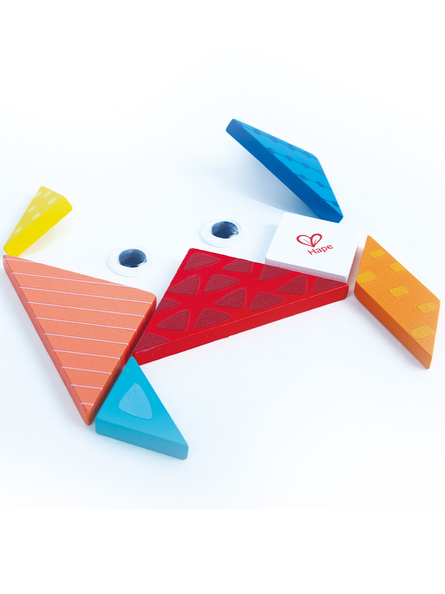 Настольная игра Hape Головоломка "Умняша" Танграм - фото 6