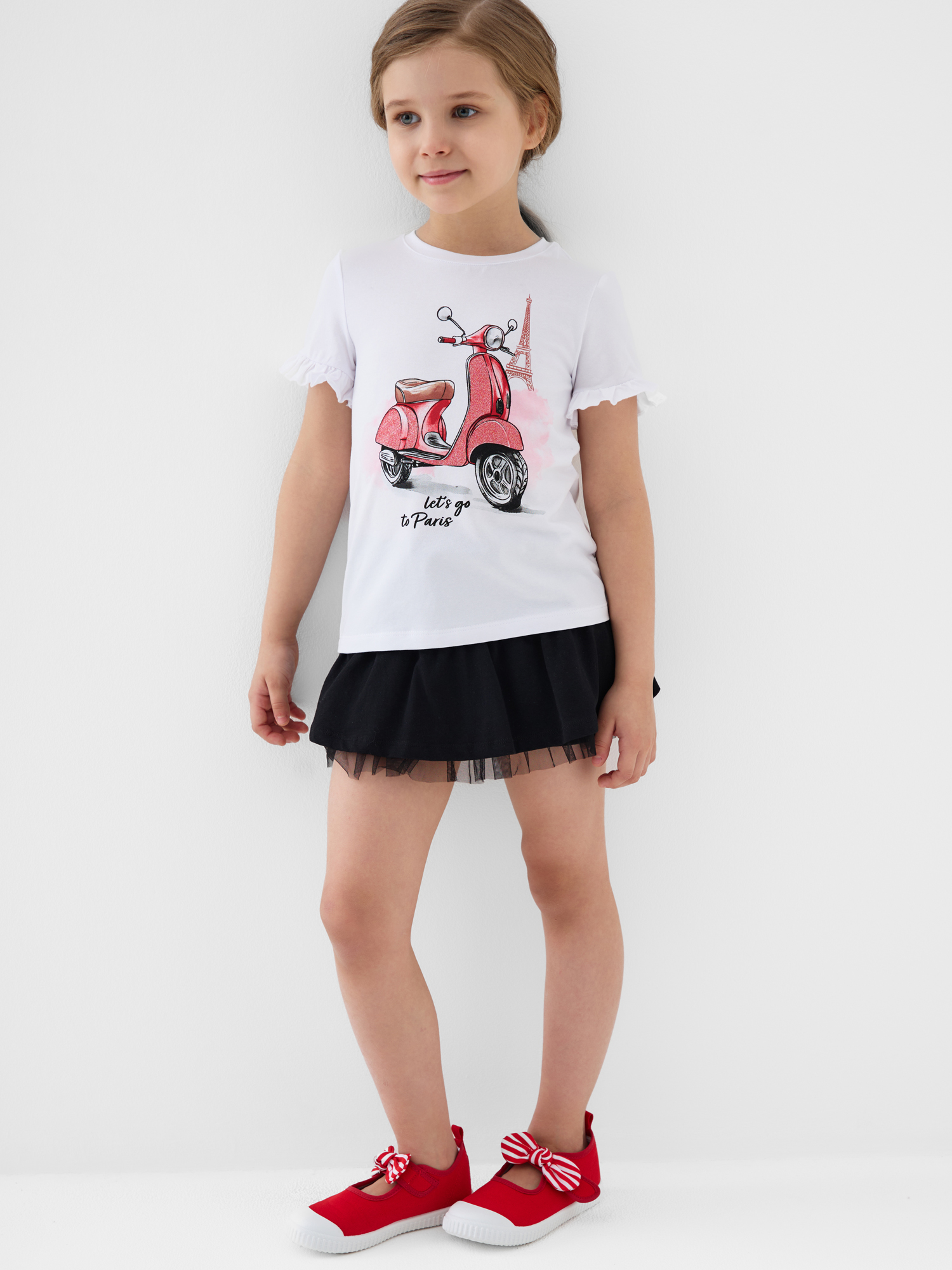 Футболка и юбка-шорты PlayToday 12622402 - фото 4