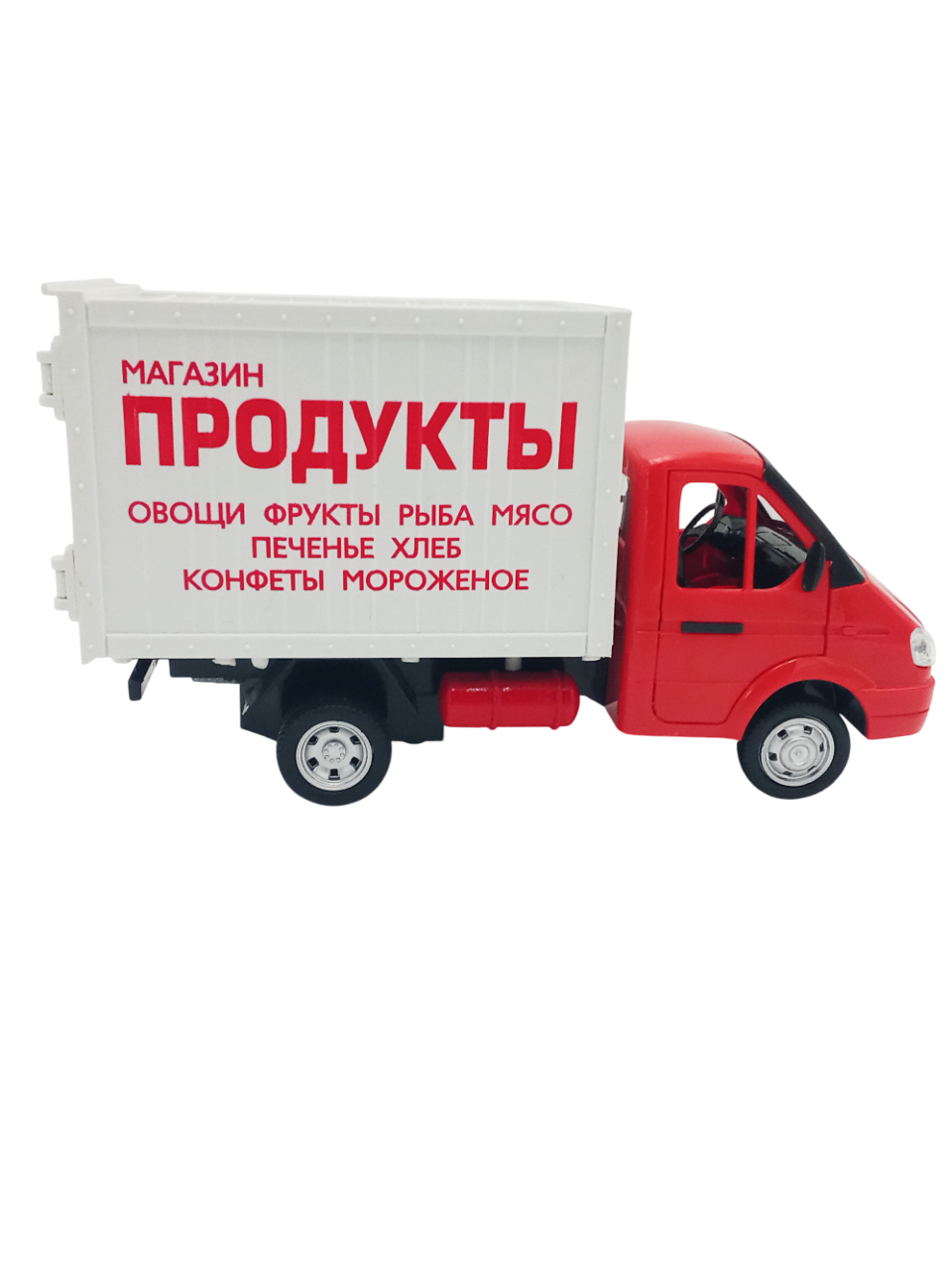 Грузовик Play Smart ГАЗель Продукты со светом и звуком 9077-A - фото 6