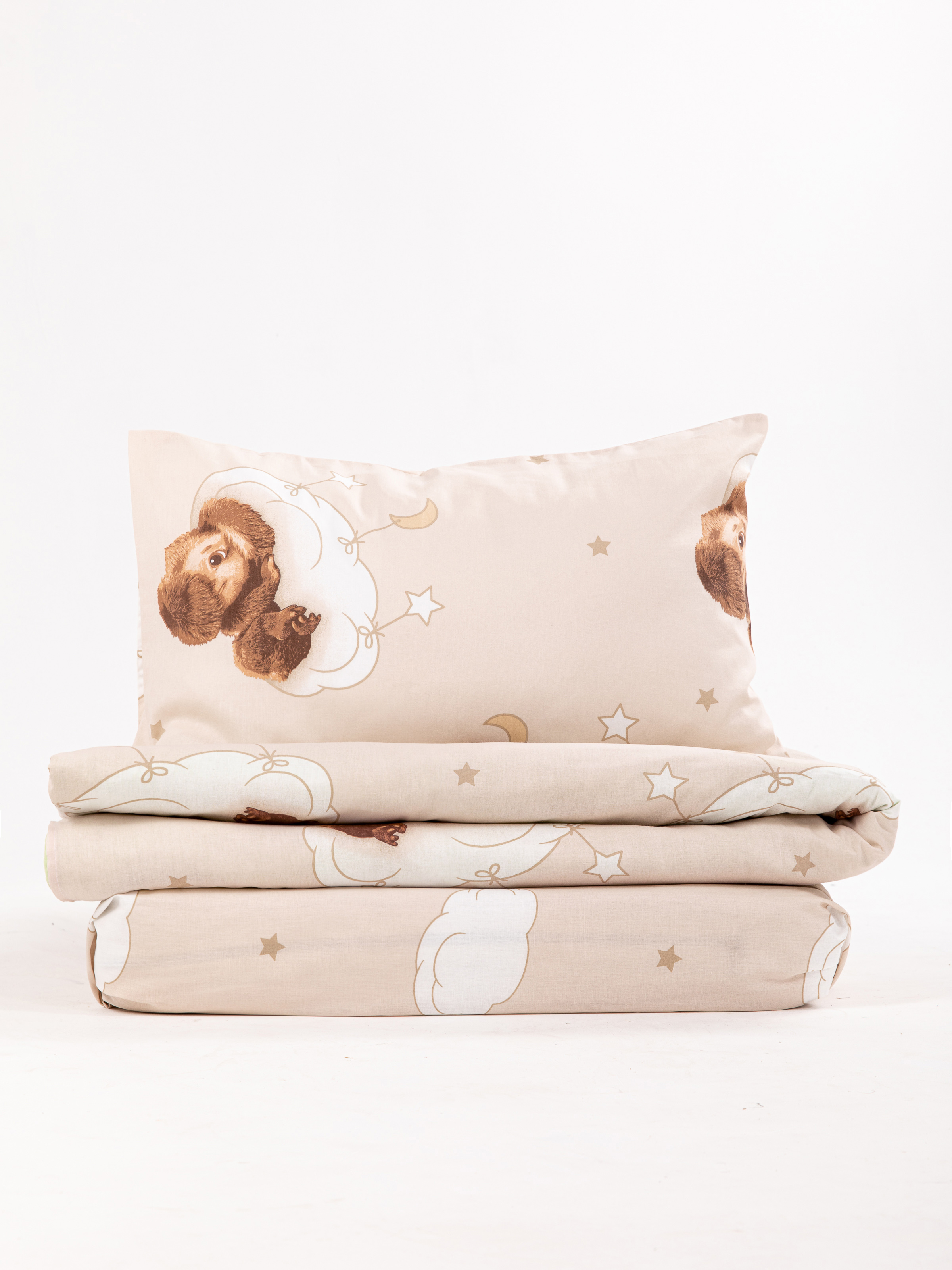 Комплект постельного белья Ночь Нежна Чебурашка детский 3 предм. - фото 11