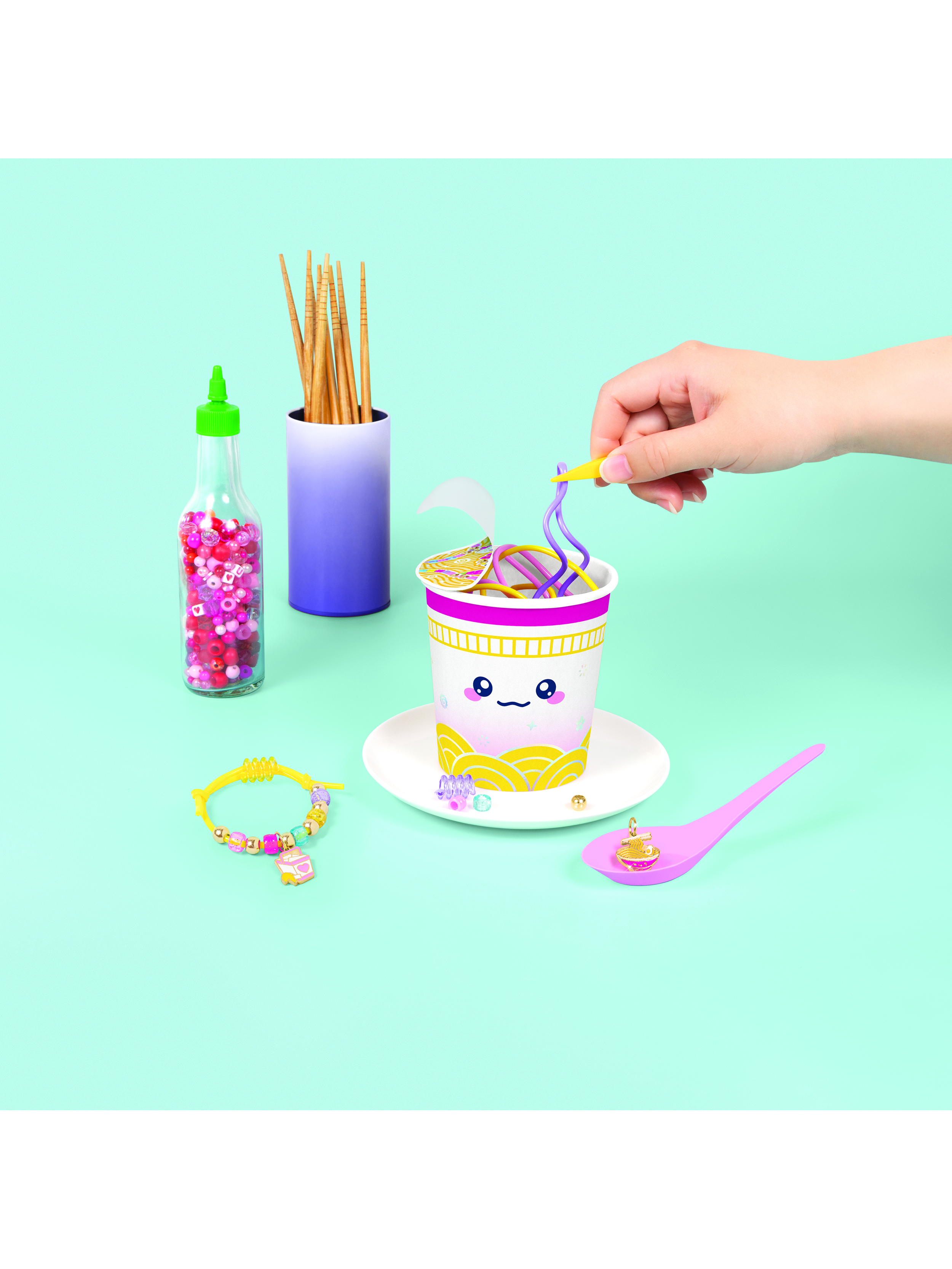 Набор для творчества Make it Real плетение Создание браслетов Лапша - фото 4