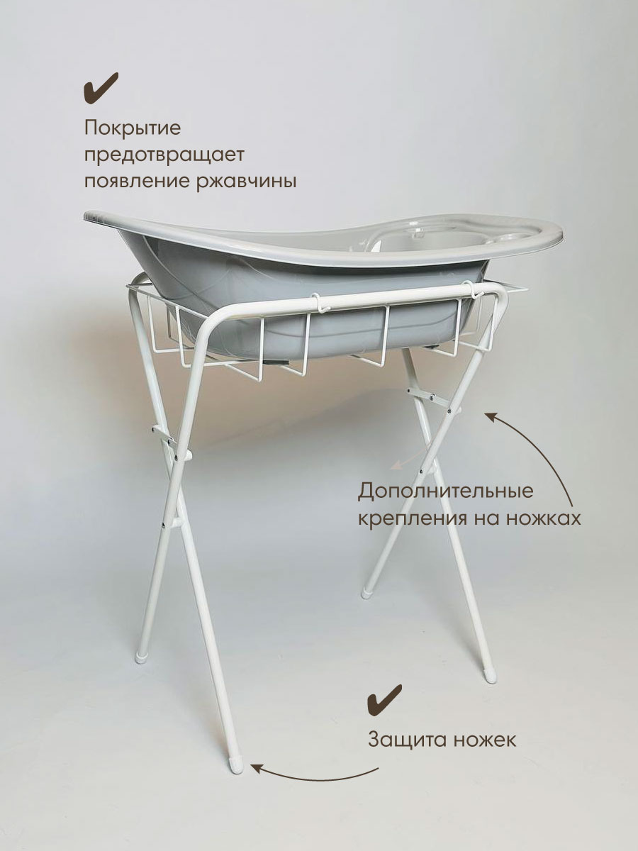 Подставка OLANT BABY под ванну белая - фото 2