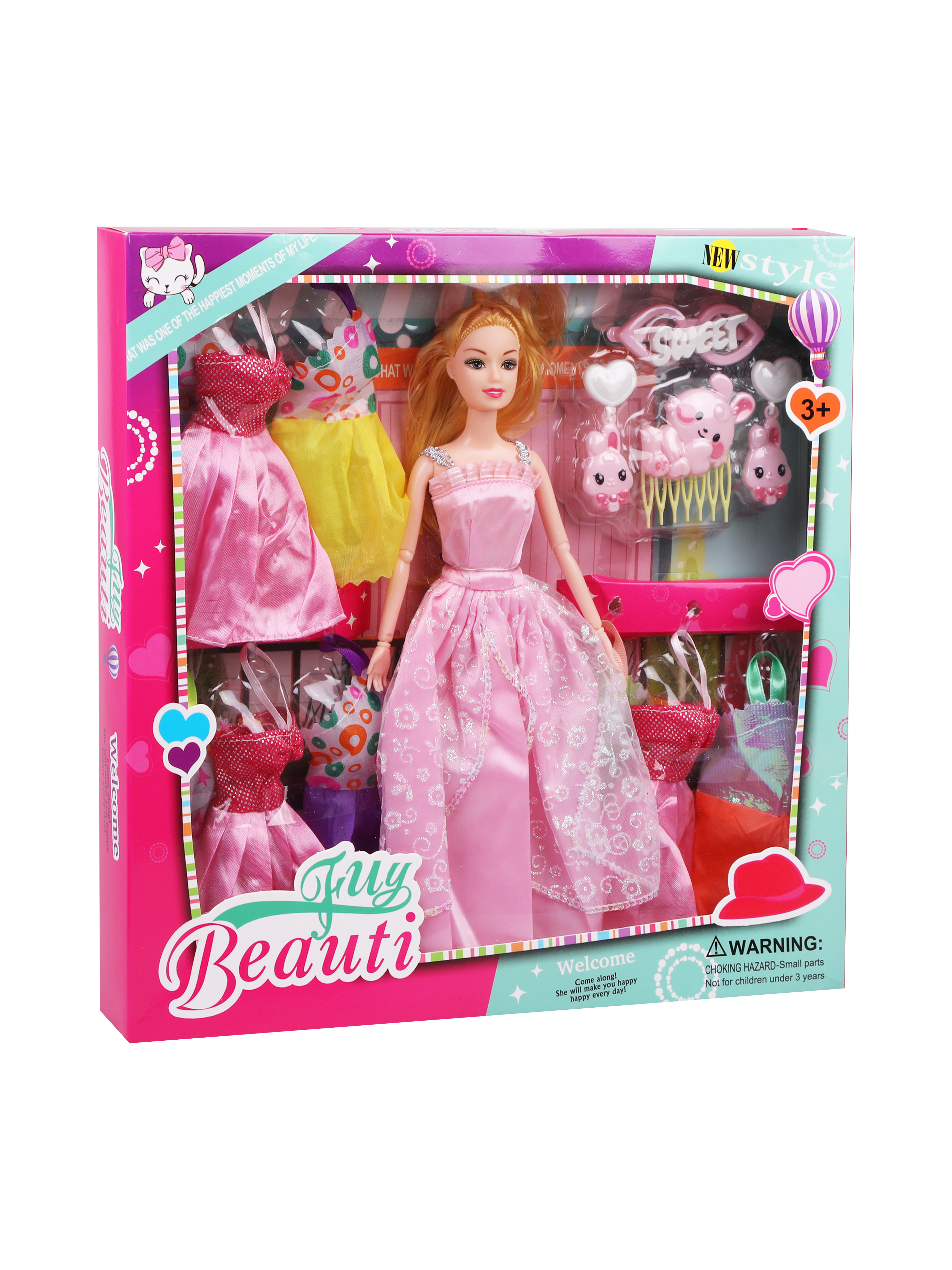 Кукла модельная Наша Игрушка Гардероб 803926 - фото 6