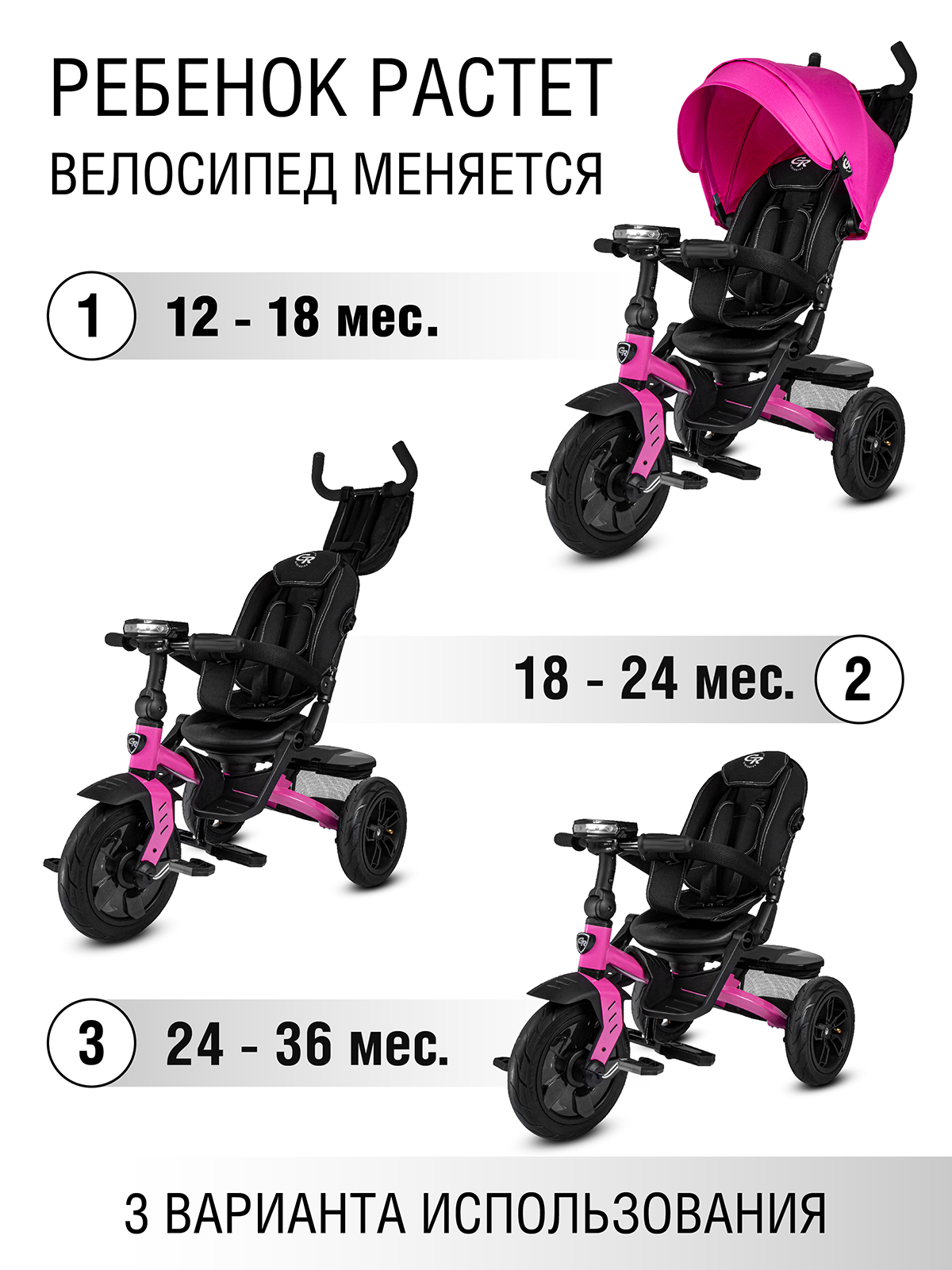 Трехколесный велосипед CITYRIDE - фото 7