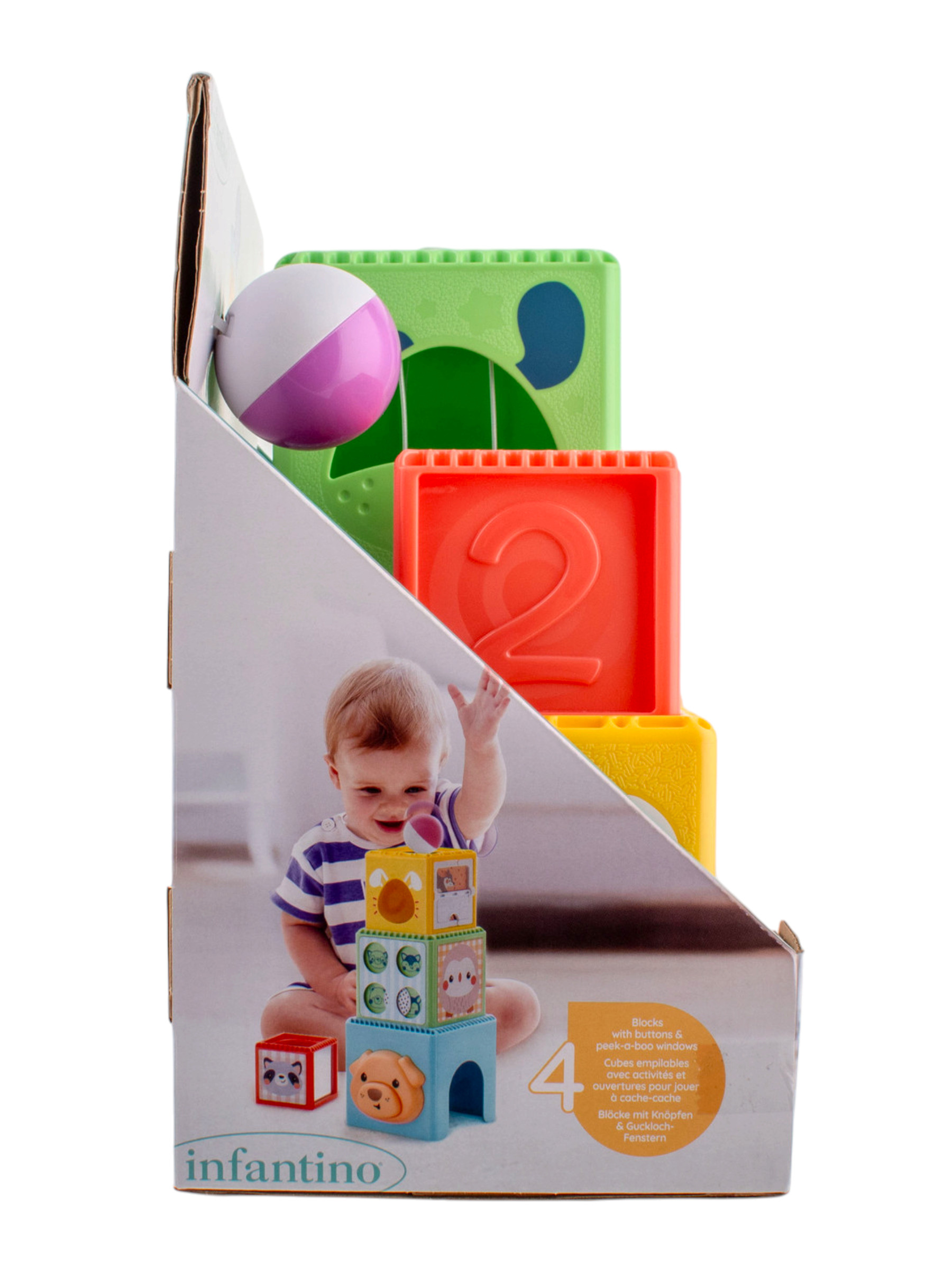 Игрушка INFANTINO кубики - фото 11