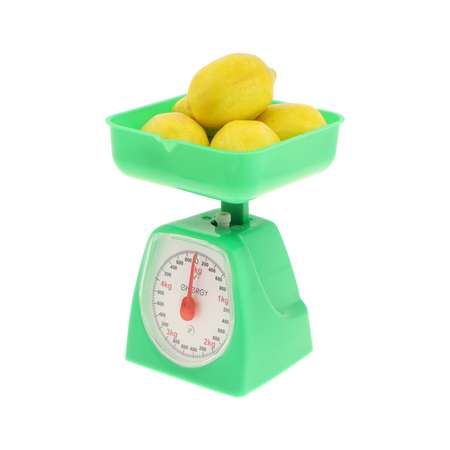 Весы кухонные Luazon Home механические до 5 кг зелёные