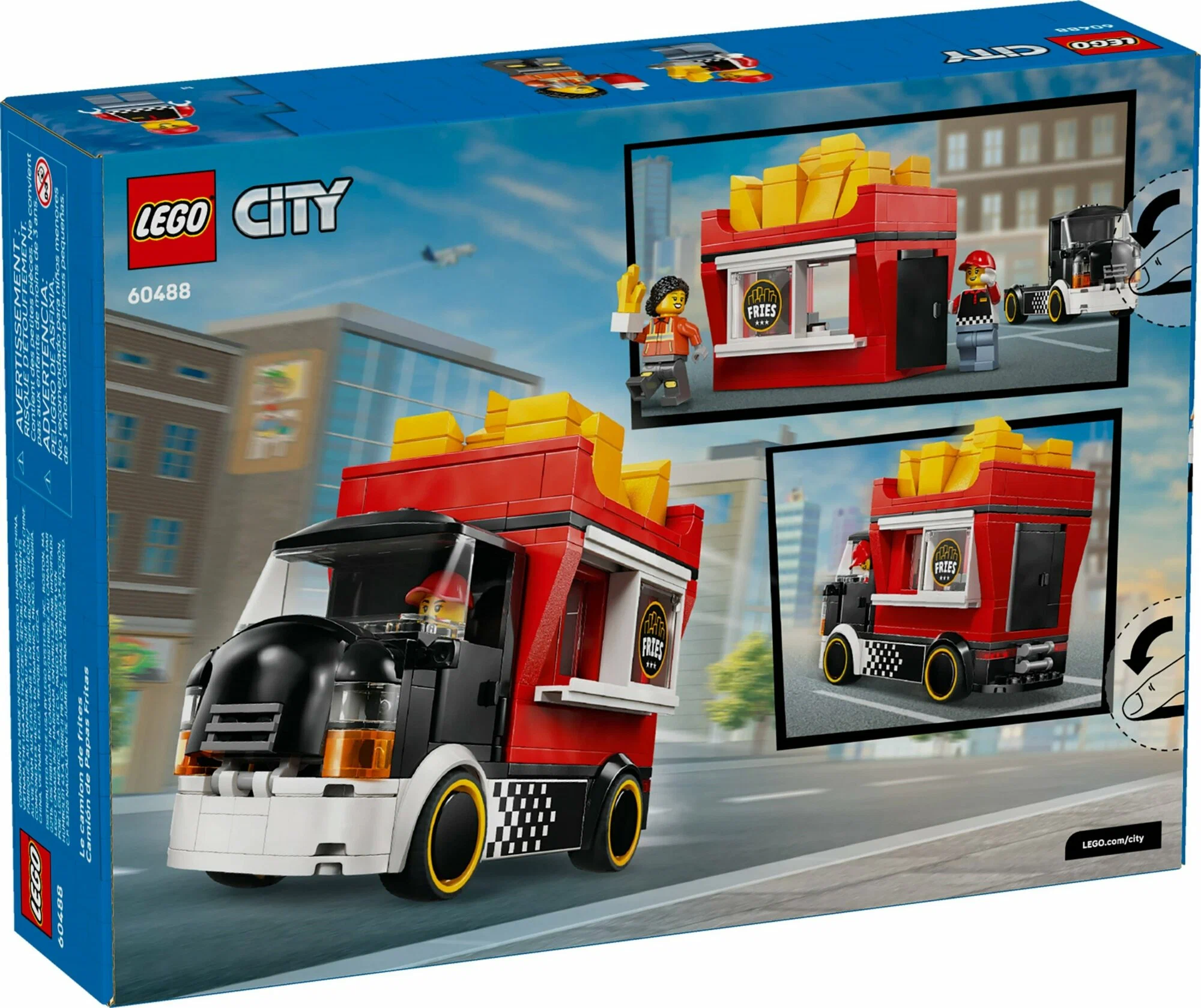 Конструктор LEGO City Фудтрак с картошкой-фри 60488 216 дет. - фото 7