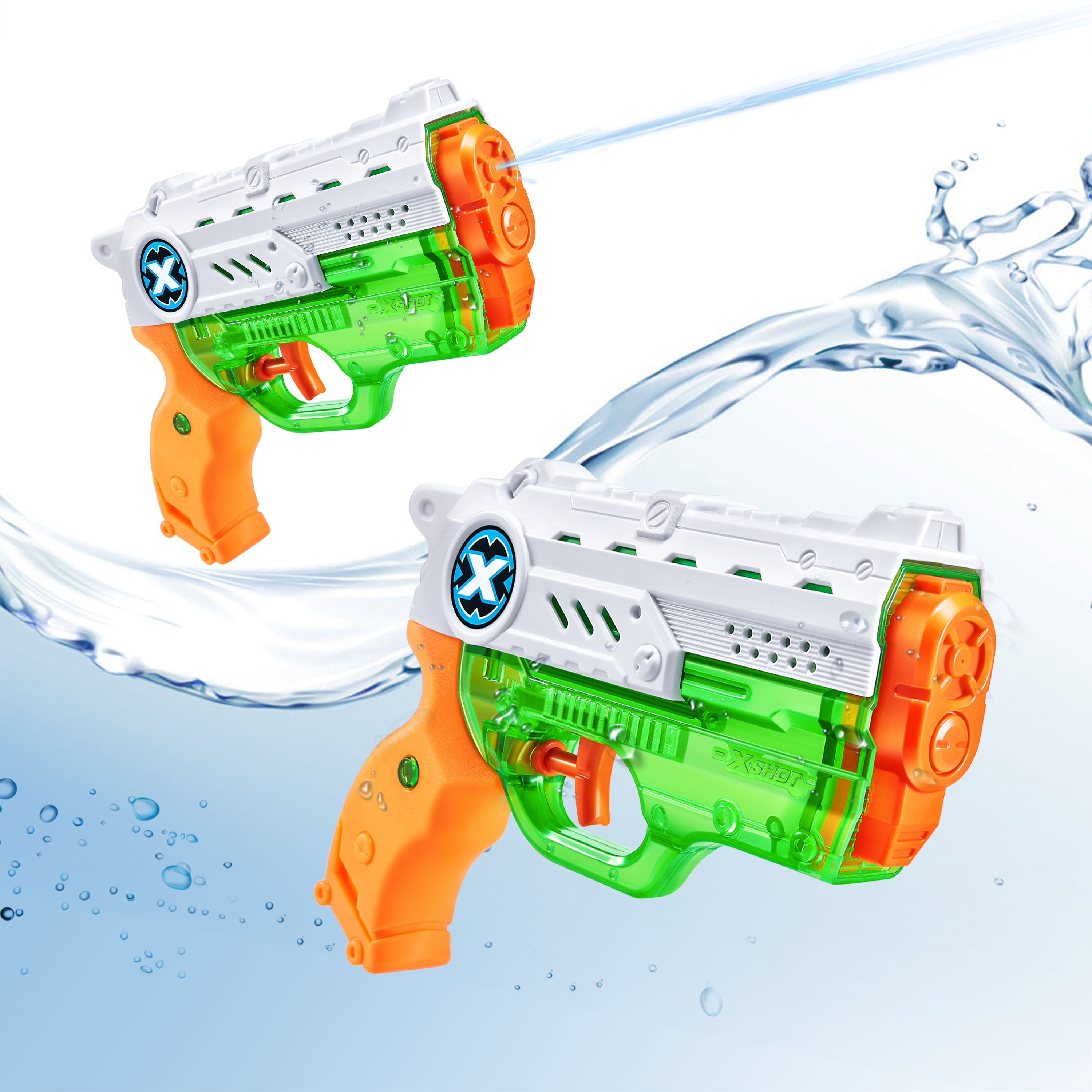 Бластер водный Zuru XSHOT  Fast Fill Nano 2 штуки в наборе - фото 10