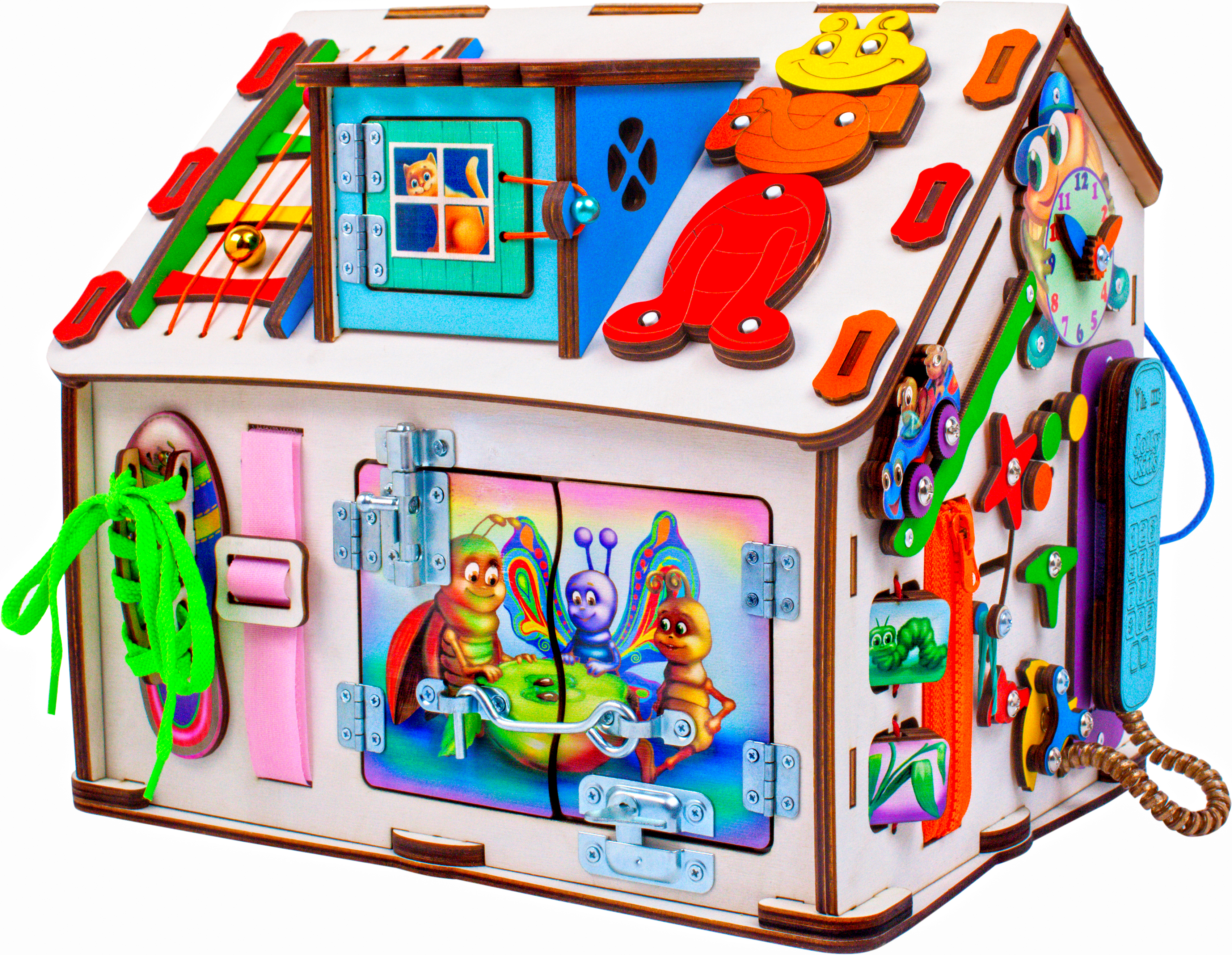 Игрушка Jolly Kids бизиборд Букашки - фото 2