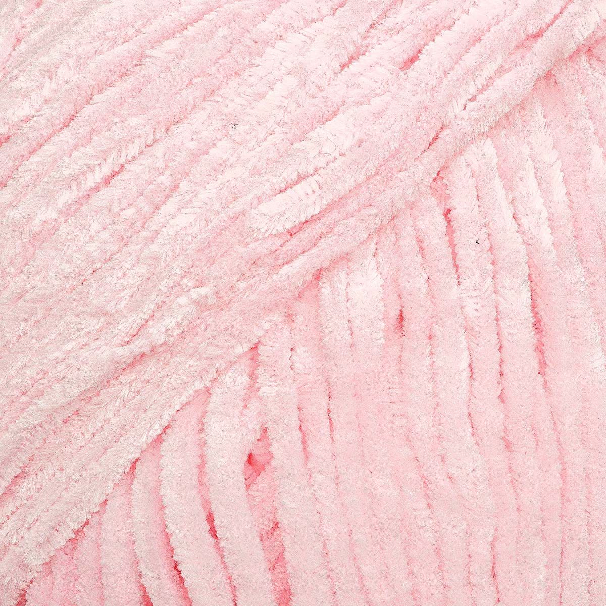 Пряжа для вязания YarnArt Velour 100 г 170 м микрополиэстер мягкая велюровая 5 мотков 854 св-розовый - фото 4