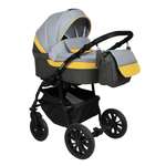 Коляска 3в1 alis ALVARO F 02 серый-желтый